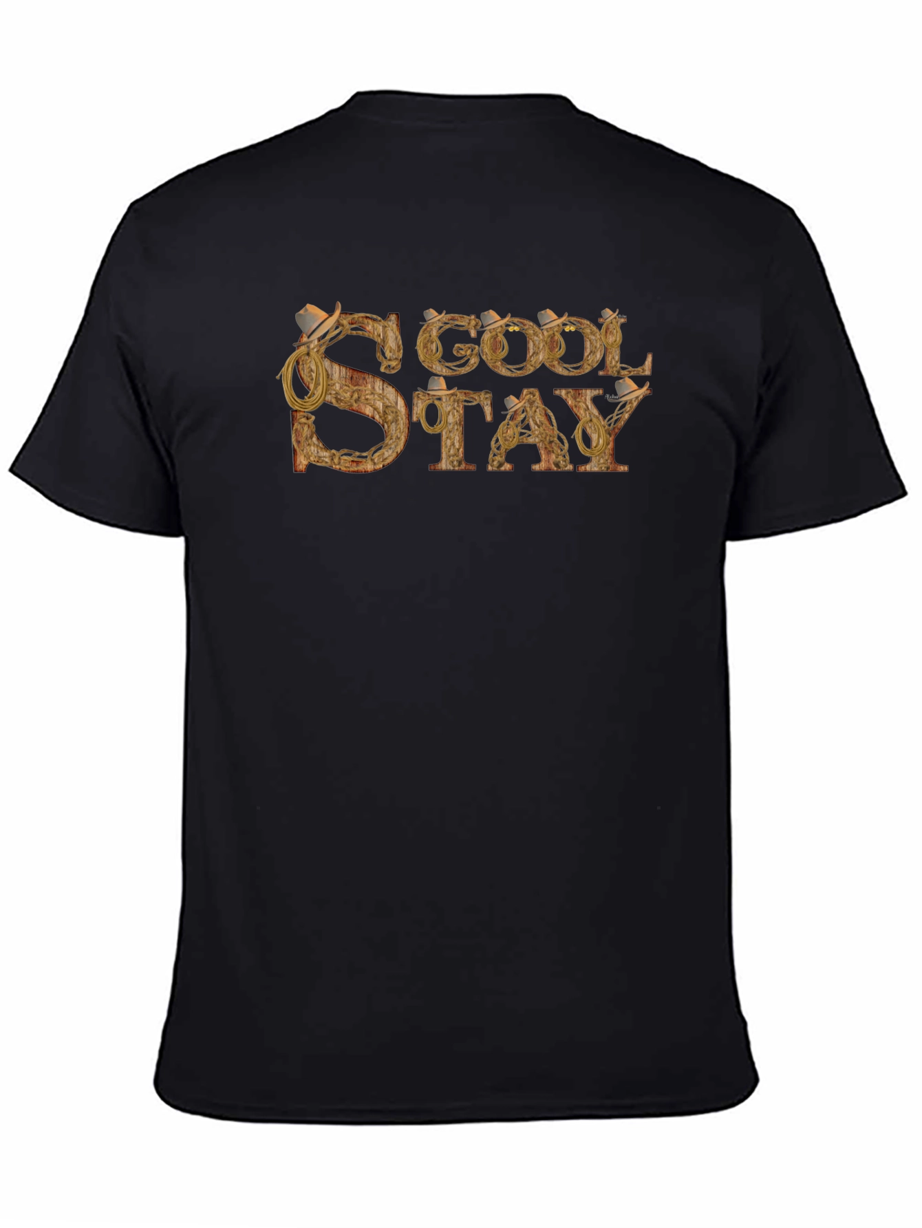 Cool Stay Graphic Tee - Western Style Black T-Shirt