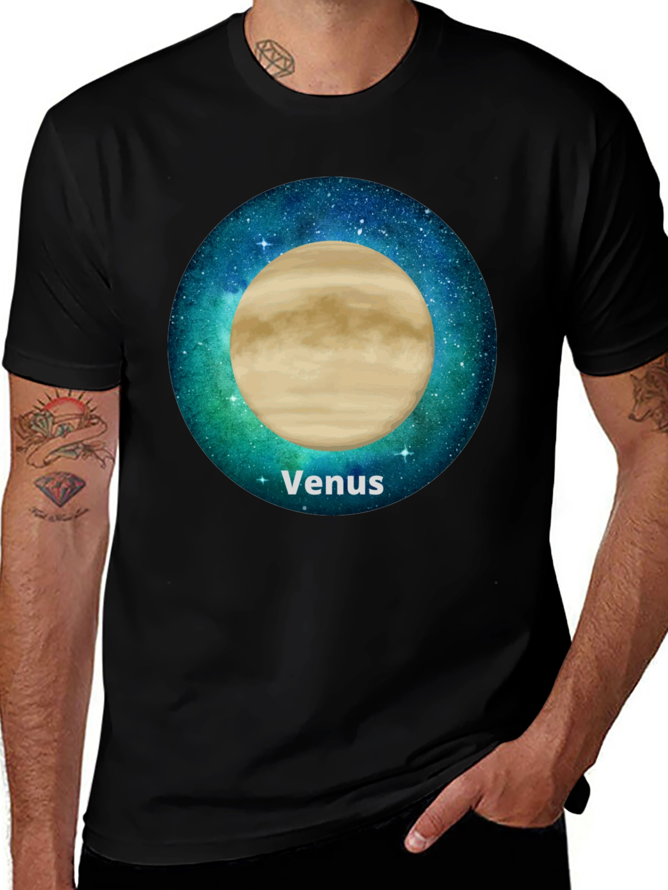 Venus Planet Graphic Tee - Space T-Shirt