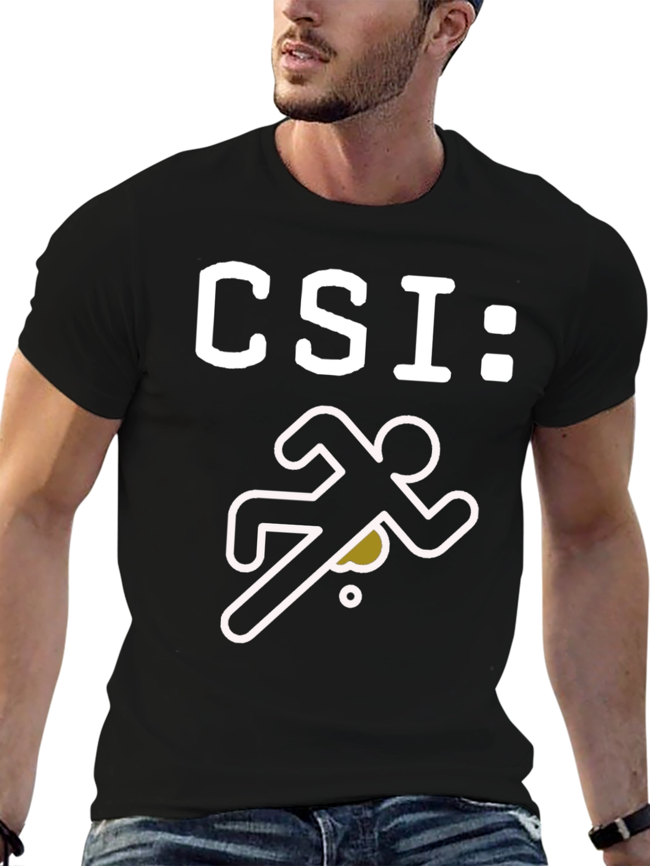 CSI Crime Scene T-Shirt - Funny Humor Tee