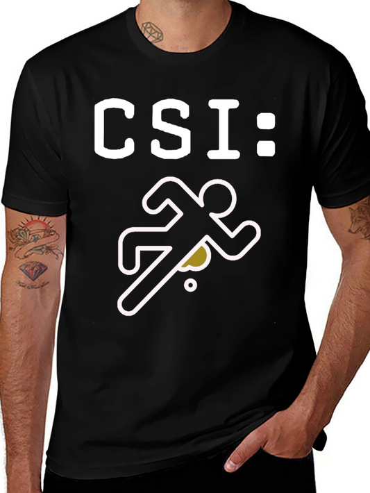 CSI Crime Scene T-Shirt - Funny Humor Tee