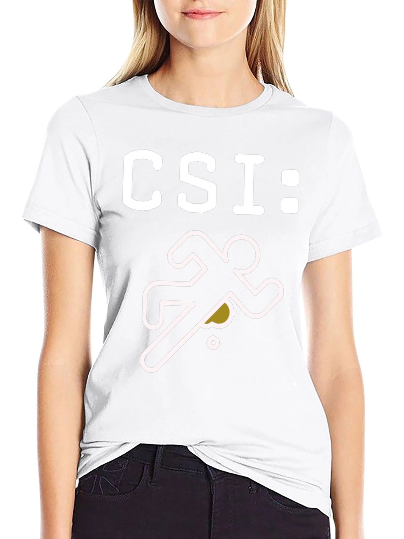 CSI Crime Scene T-Shirt - Funny Humor Tee