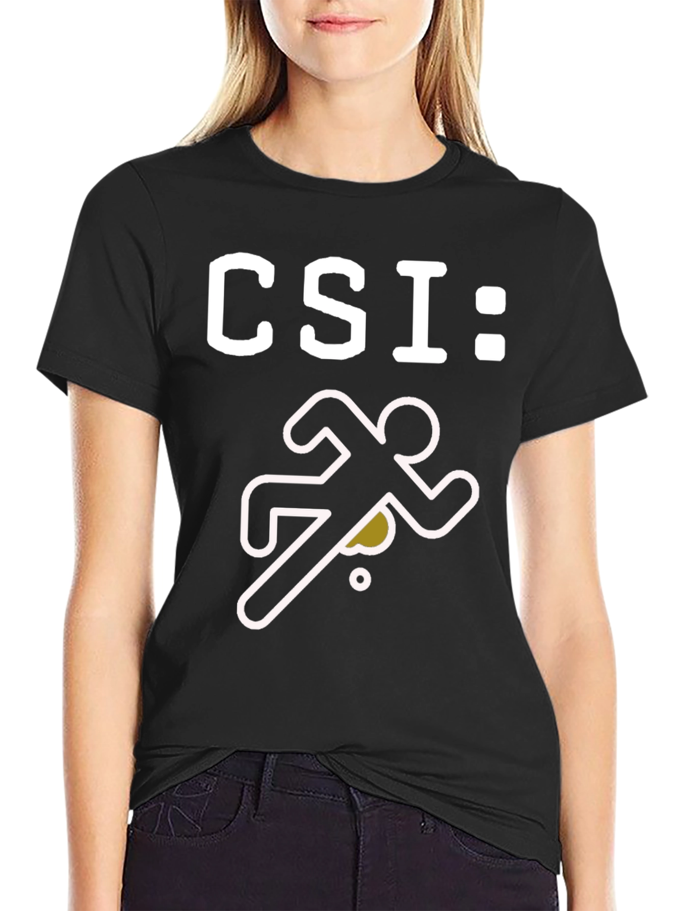 CSI Crime Scene T-Shirt - Funny Humor Tee
