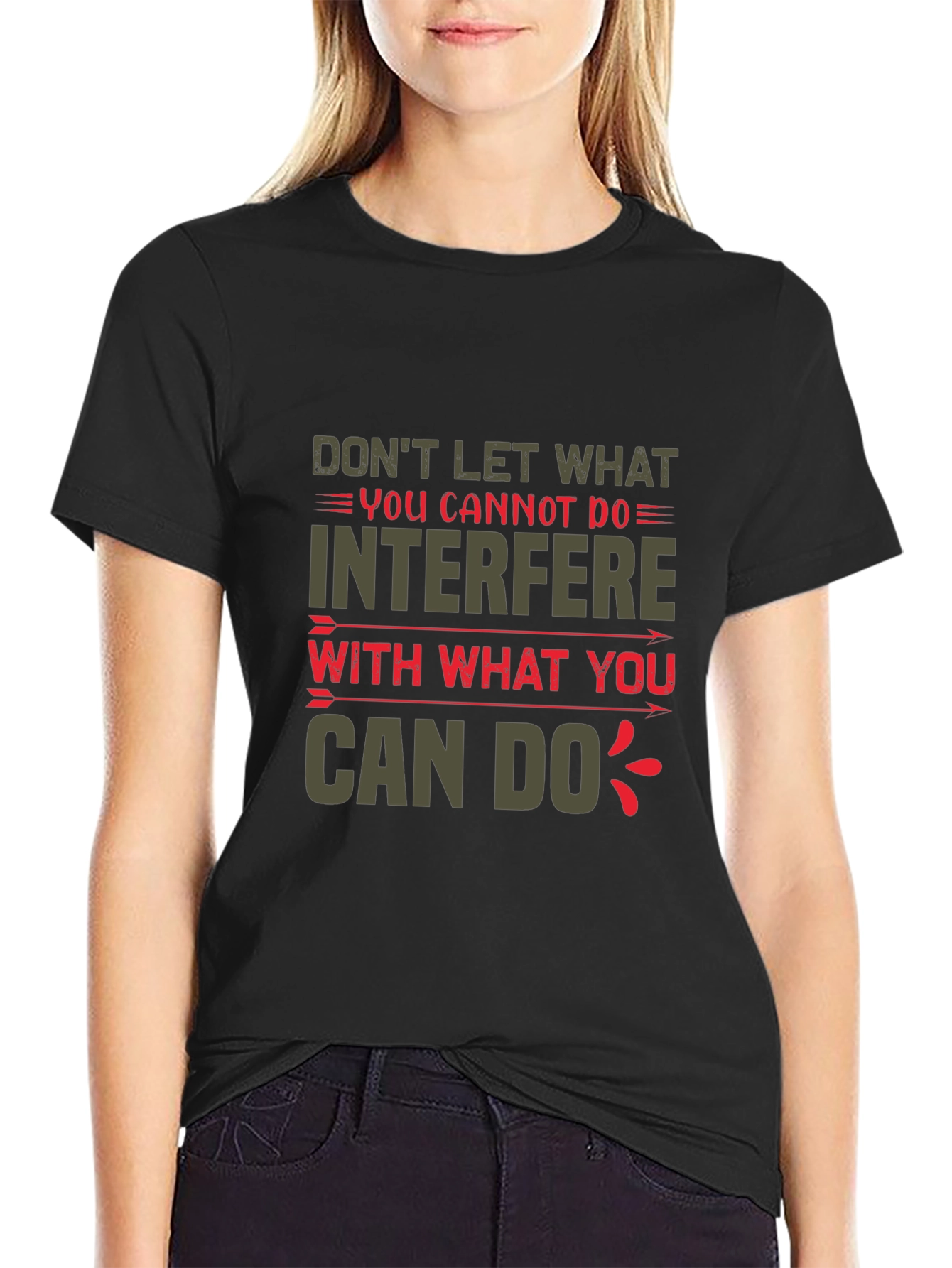 Motivational Graphic T-Shirt - Positive Quote Tee