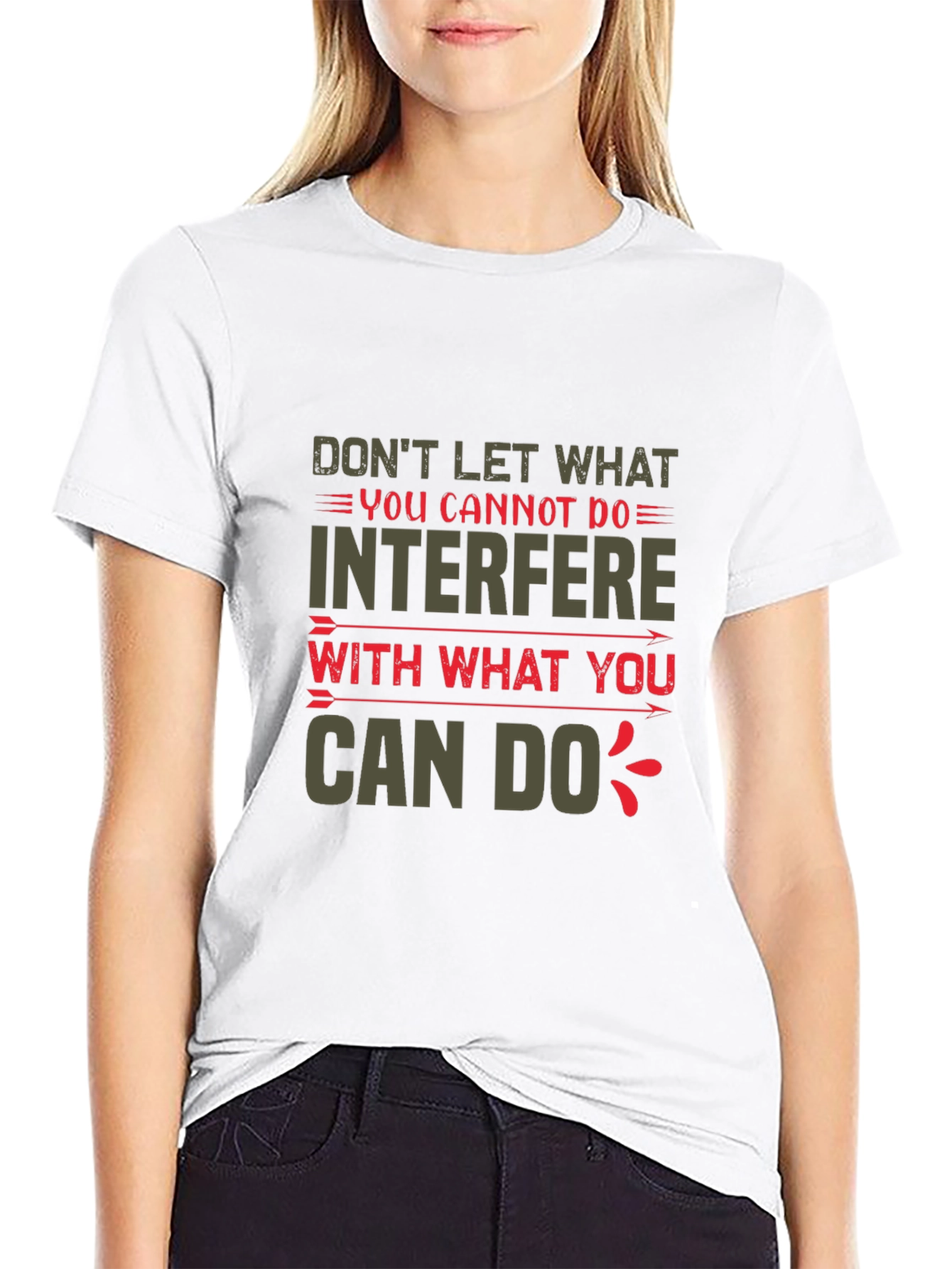 Motivational Graphic T-Shirt - Positive Quote Tee