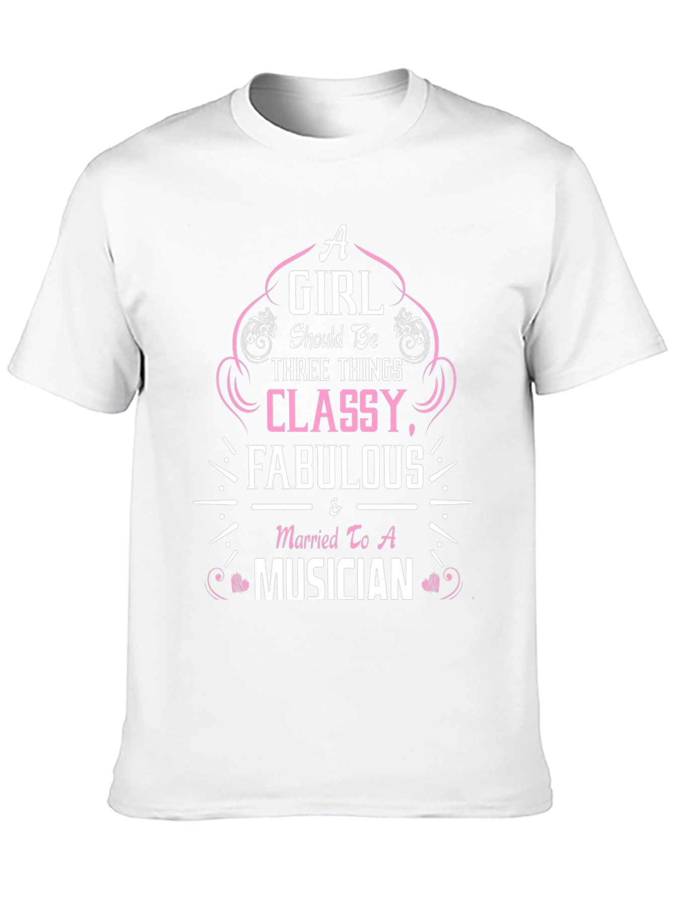 Classy Musician Wife Graphic Tee