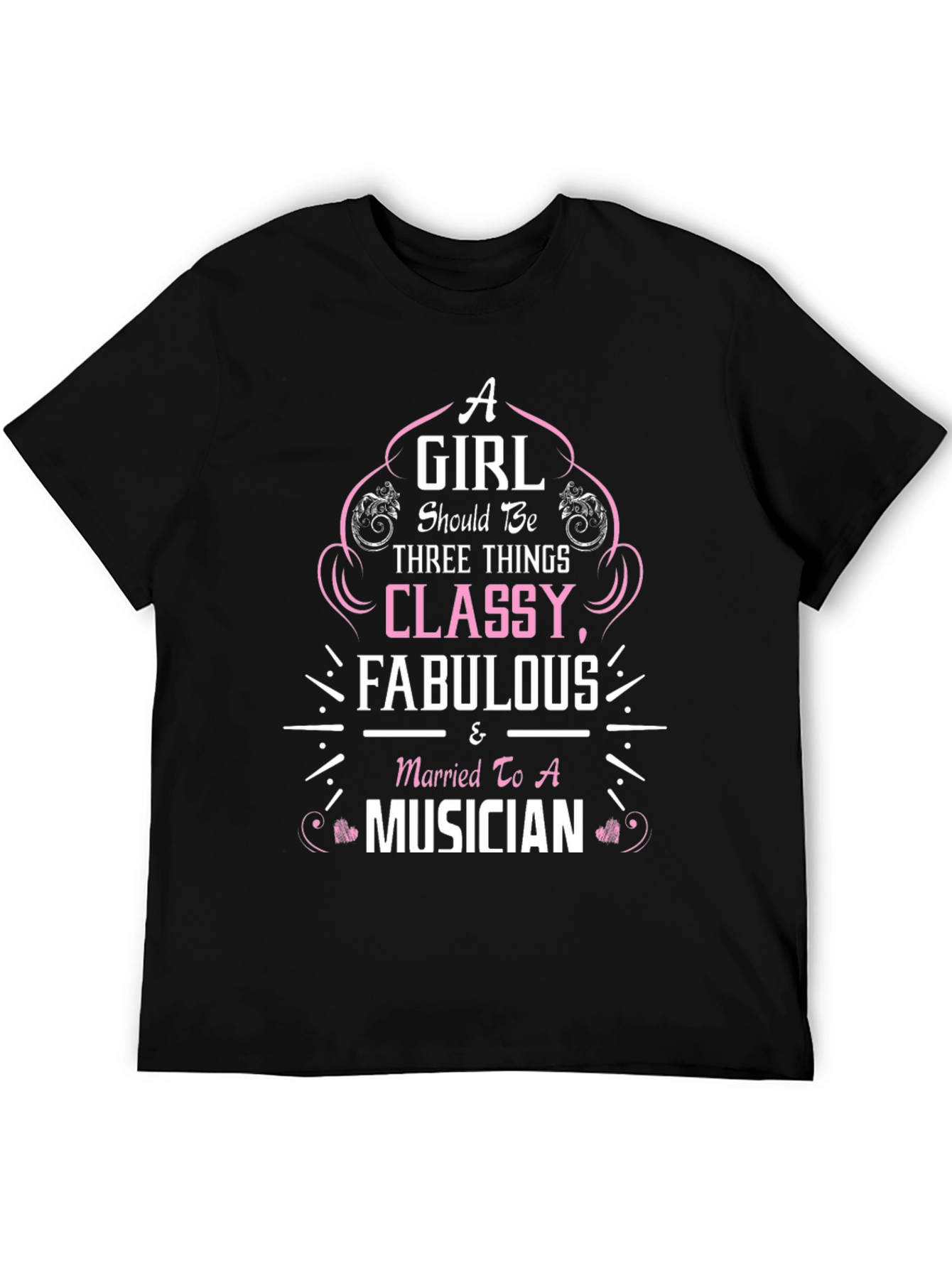 Classy Musician Wife Graphic Tee