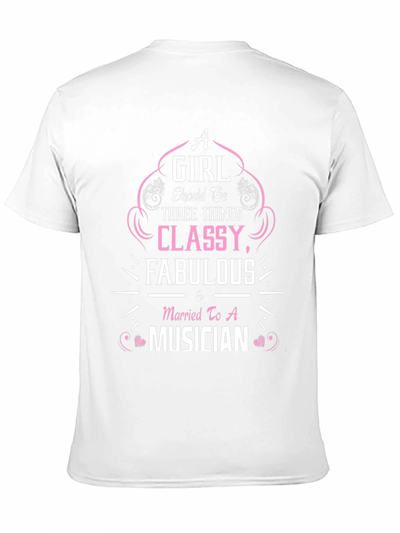 Classy Musician Wife Graphic Tee