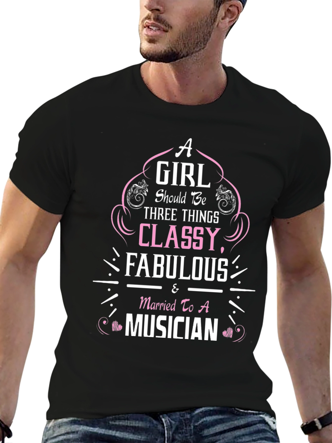 Classy Musician Wife Graphic Tee