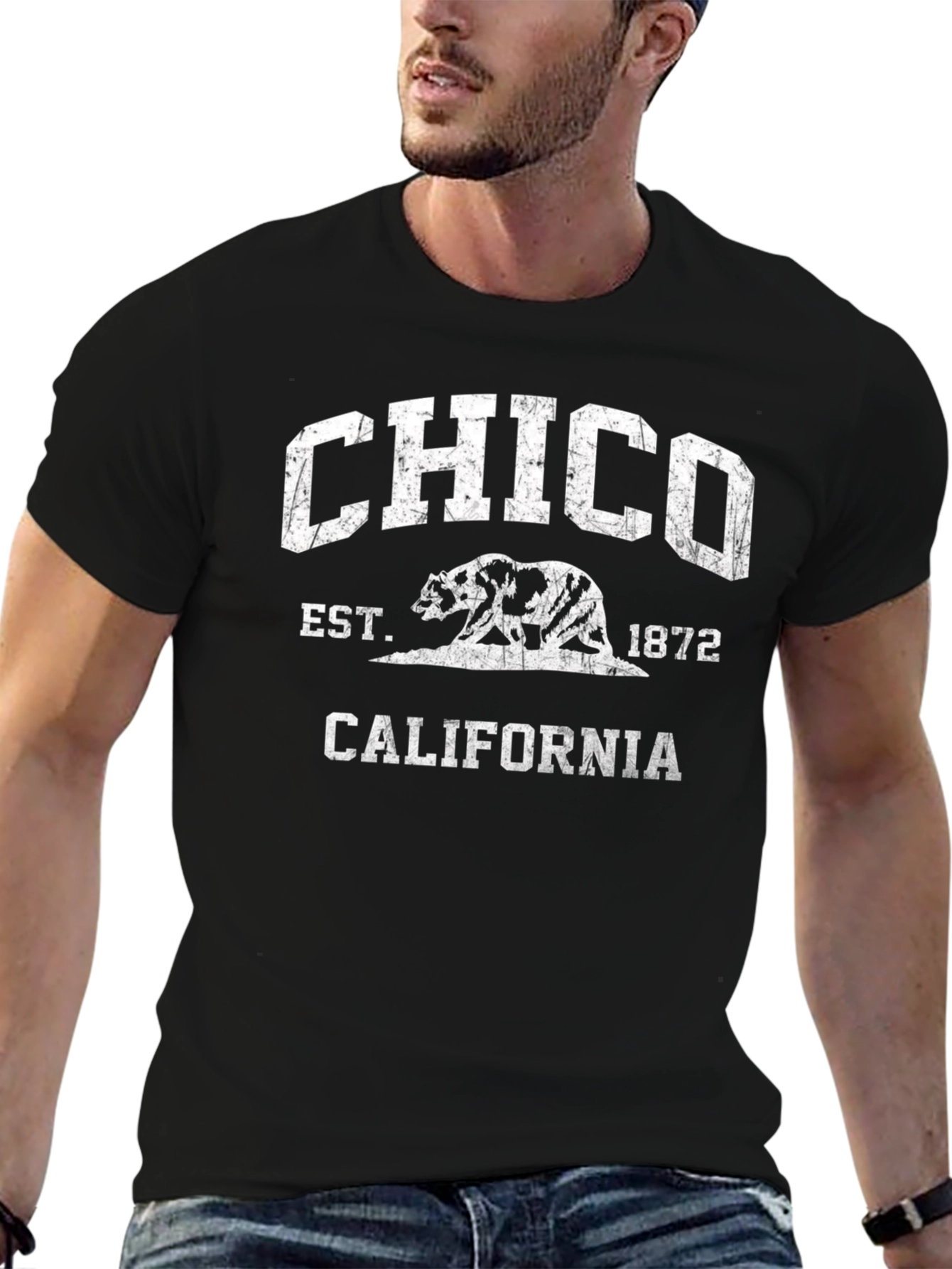 Chico California Bear Graphic T-Shirt