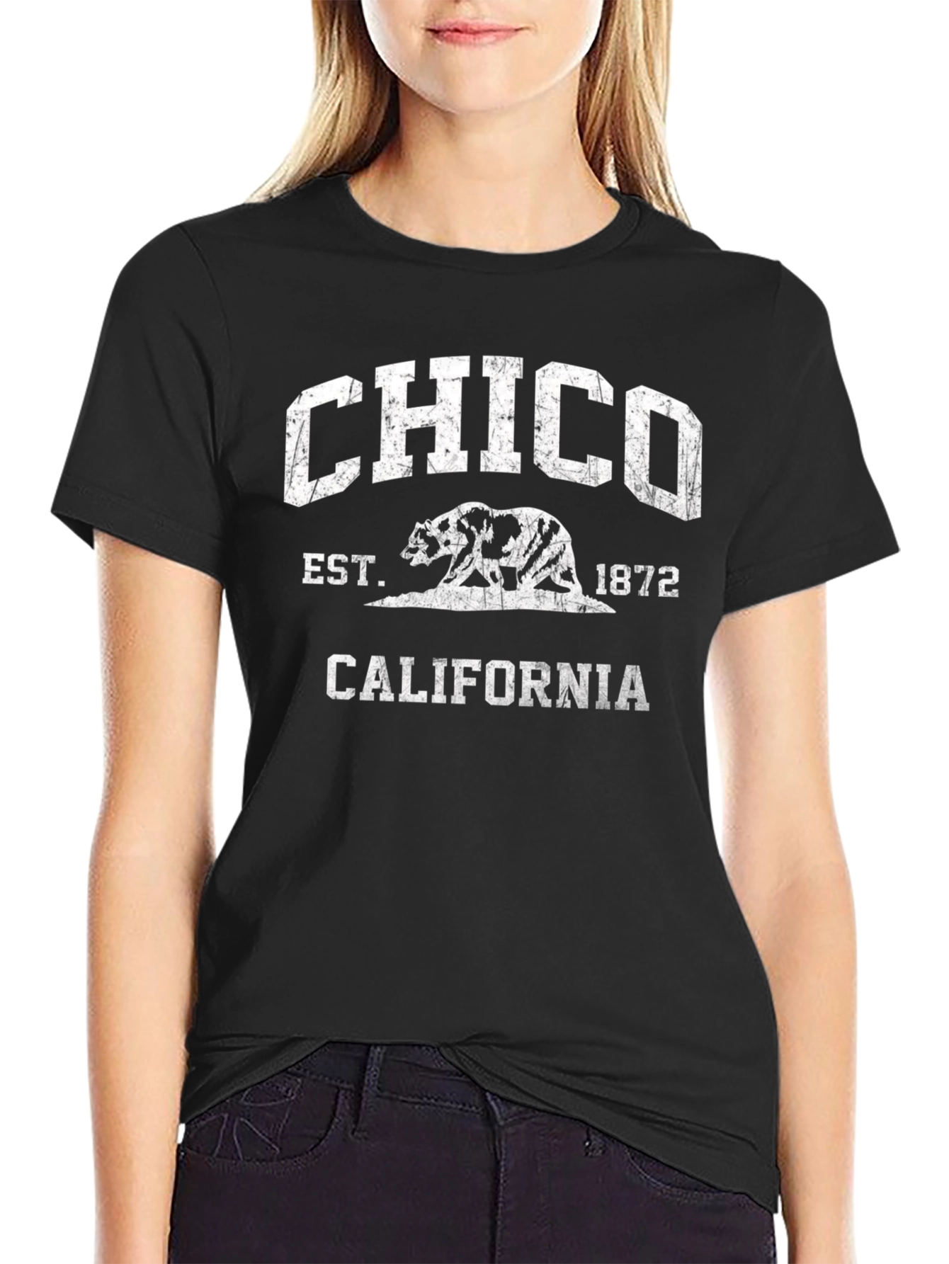Chico California Bear Graphic T-Shirt