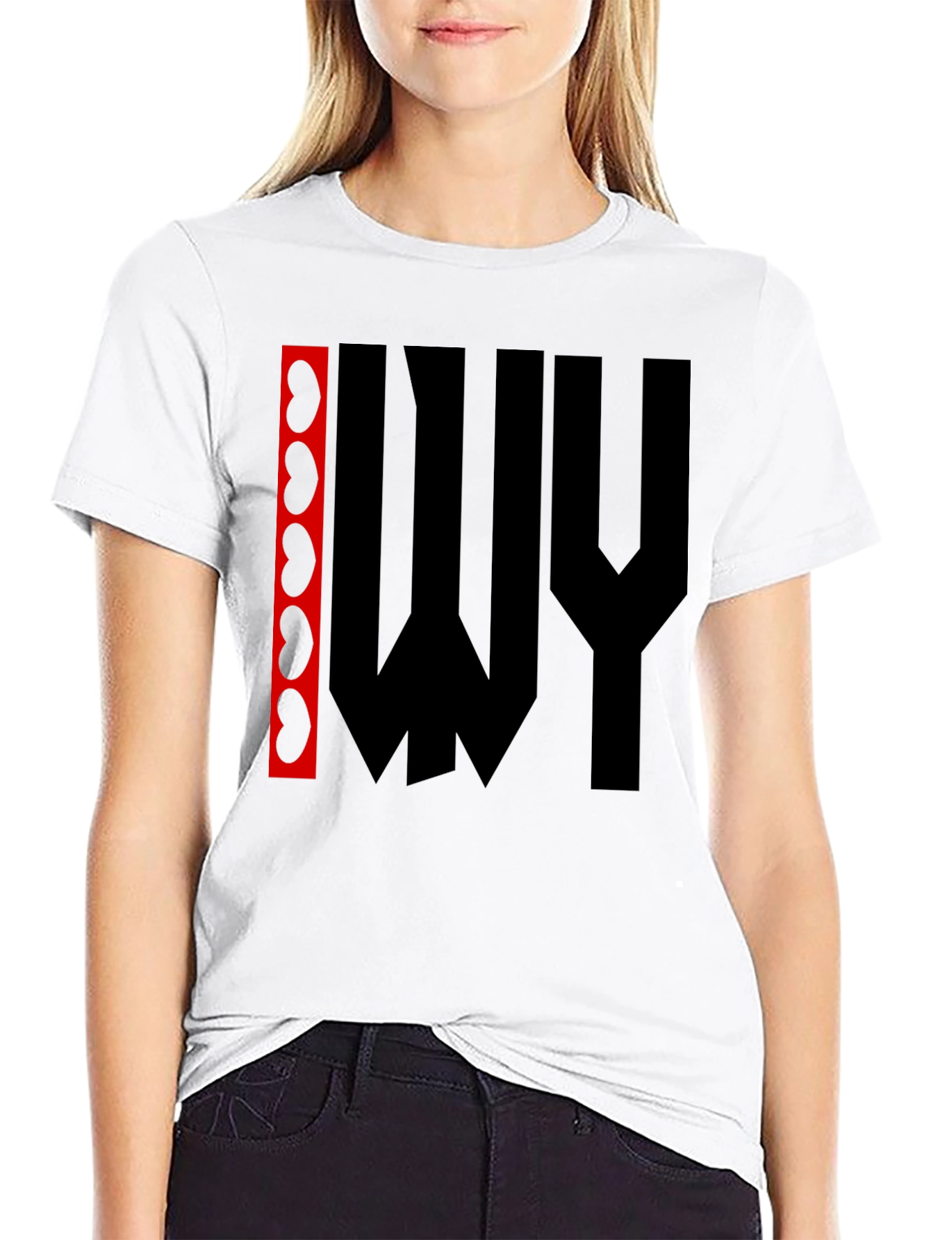 Abstract Graphic Print Mens Black T-Shirt