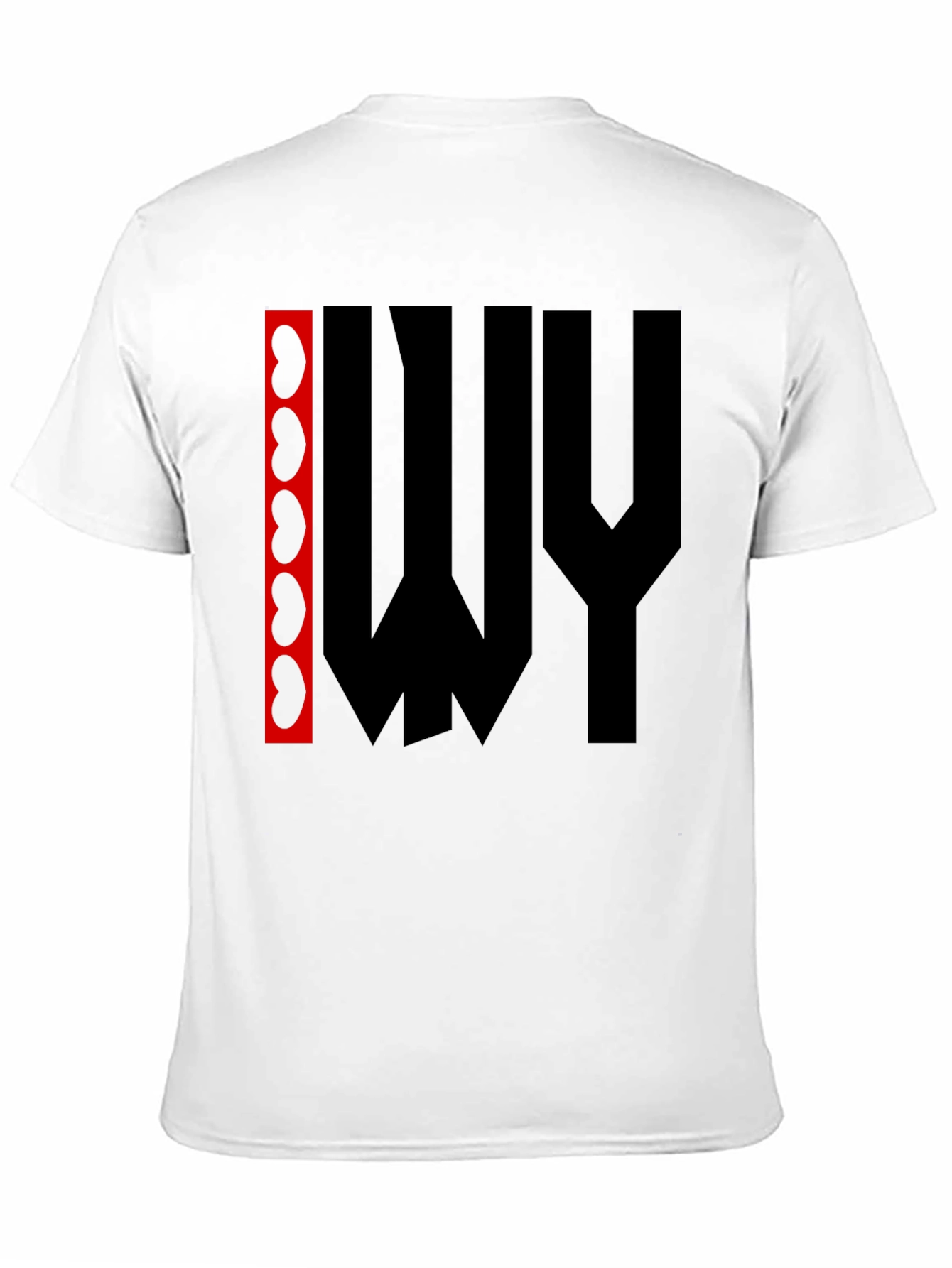 Abstract Graphic Print Mens Black T-Shirt