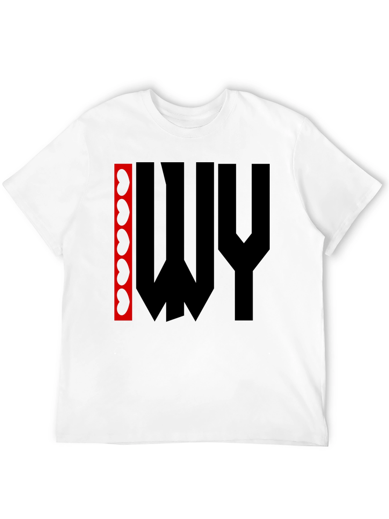 Abstract Graphic Print Mens Black T-Shirt