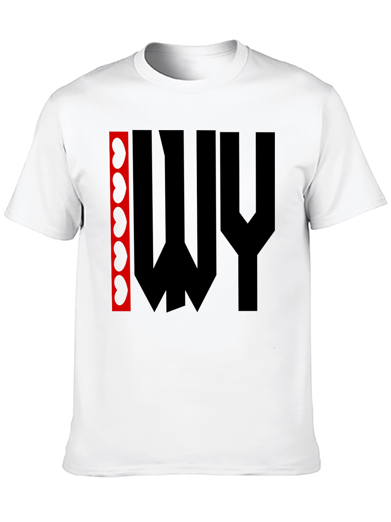 Abstract Graphic Print Mens Black T-Shirt