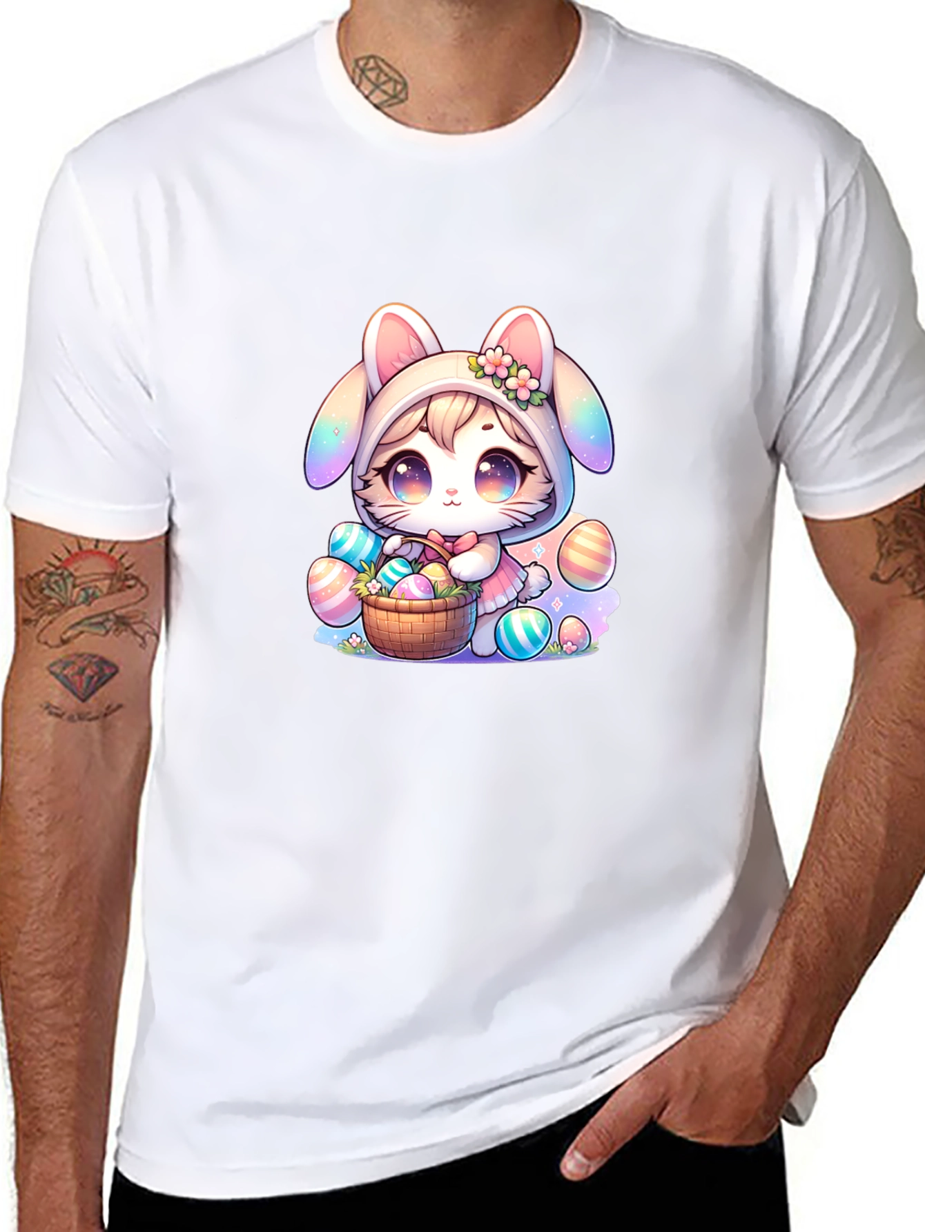 Kawaii Easter Bunny T-Shirt