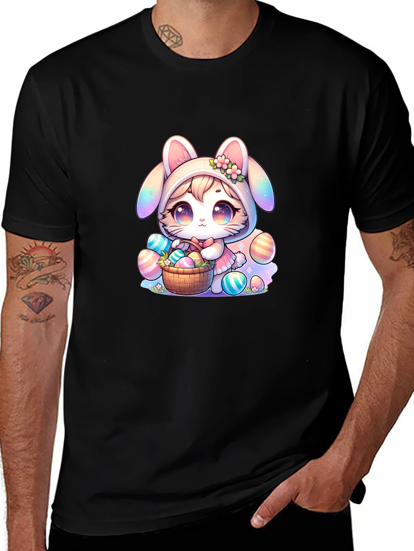 Kawaii Easter Bunny T-Shirt