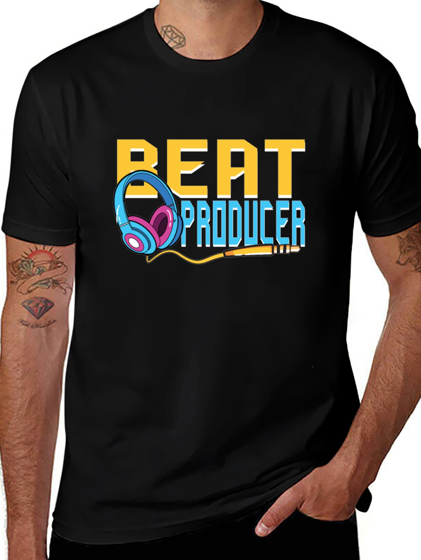 Beat Producer Graphic Tee - Music Lover T-Shirt