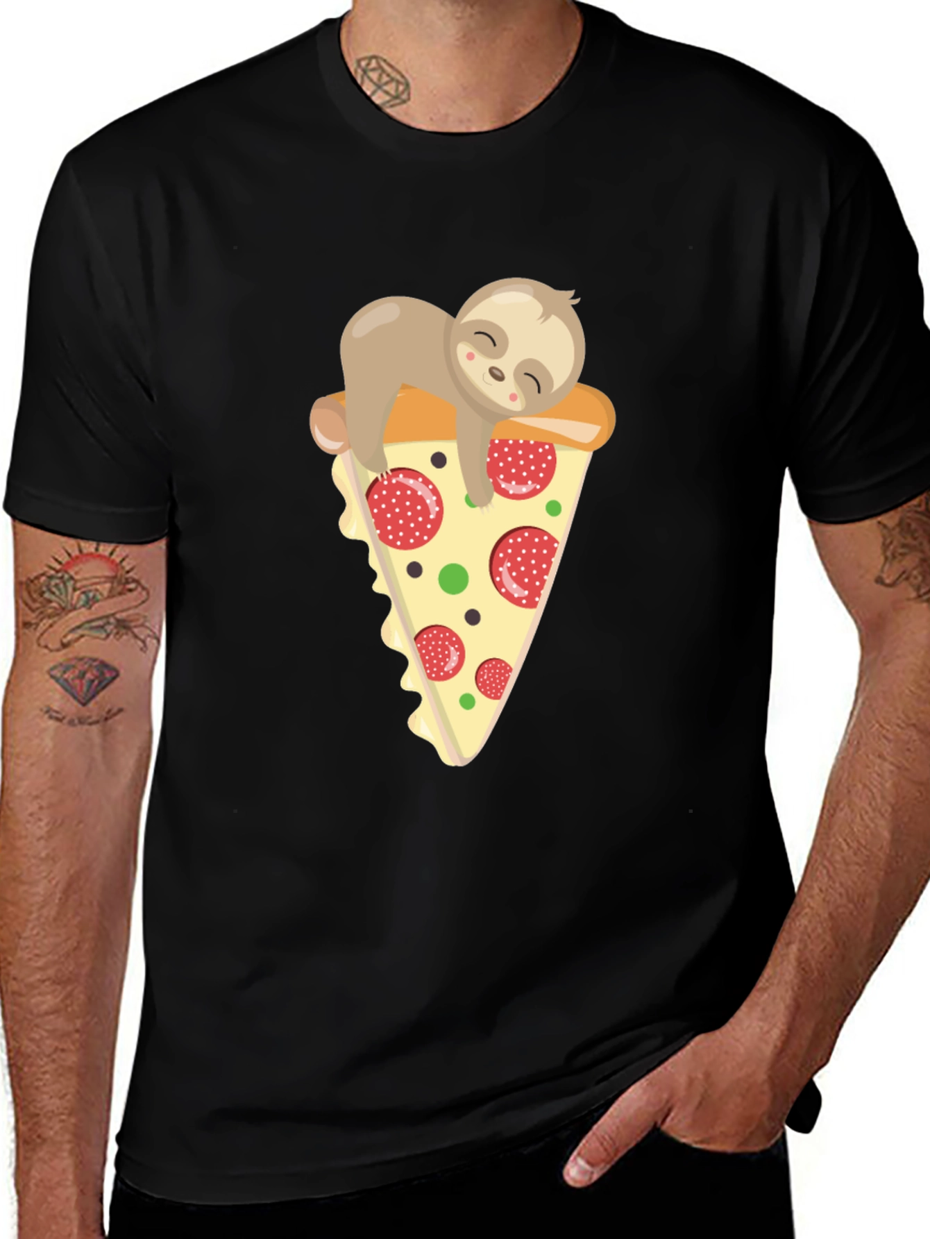 Sloth Pizza T-Shirt - Comfy & Fun!