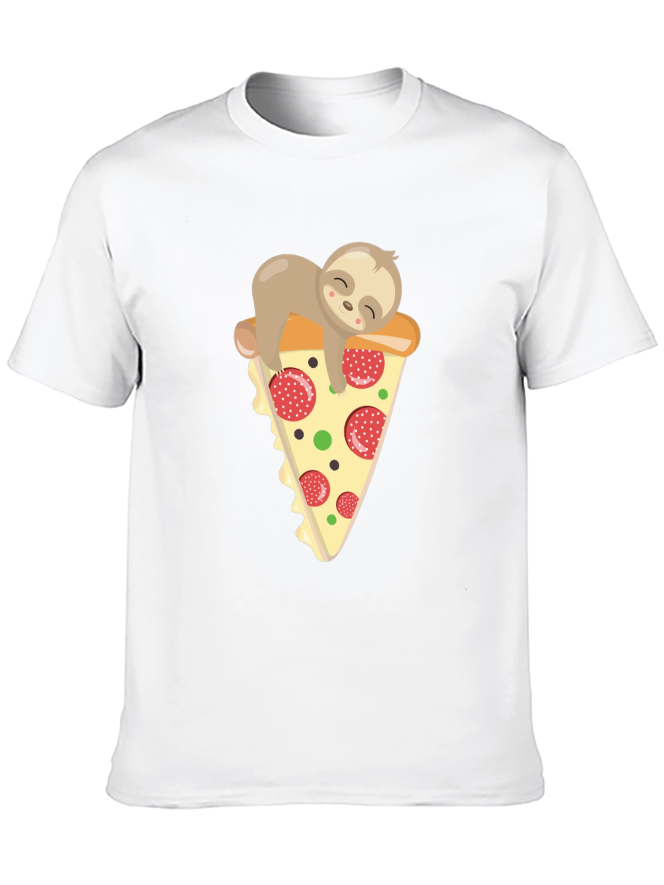 Sloth Pizza T-Shirt - Comfy & Fun!