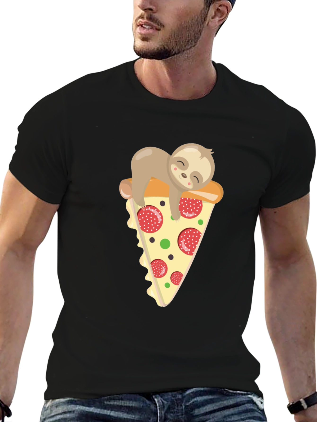 Sloth Pizza T-Shirt - Comfy & Fun!