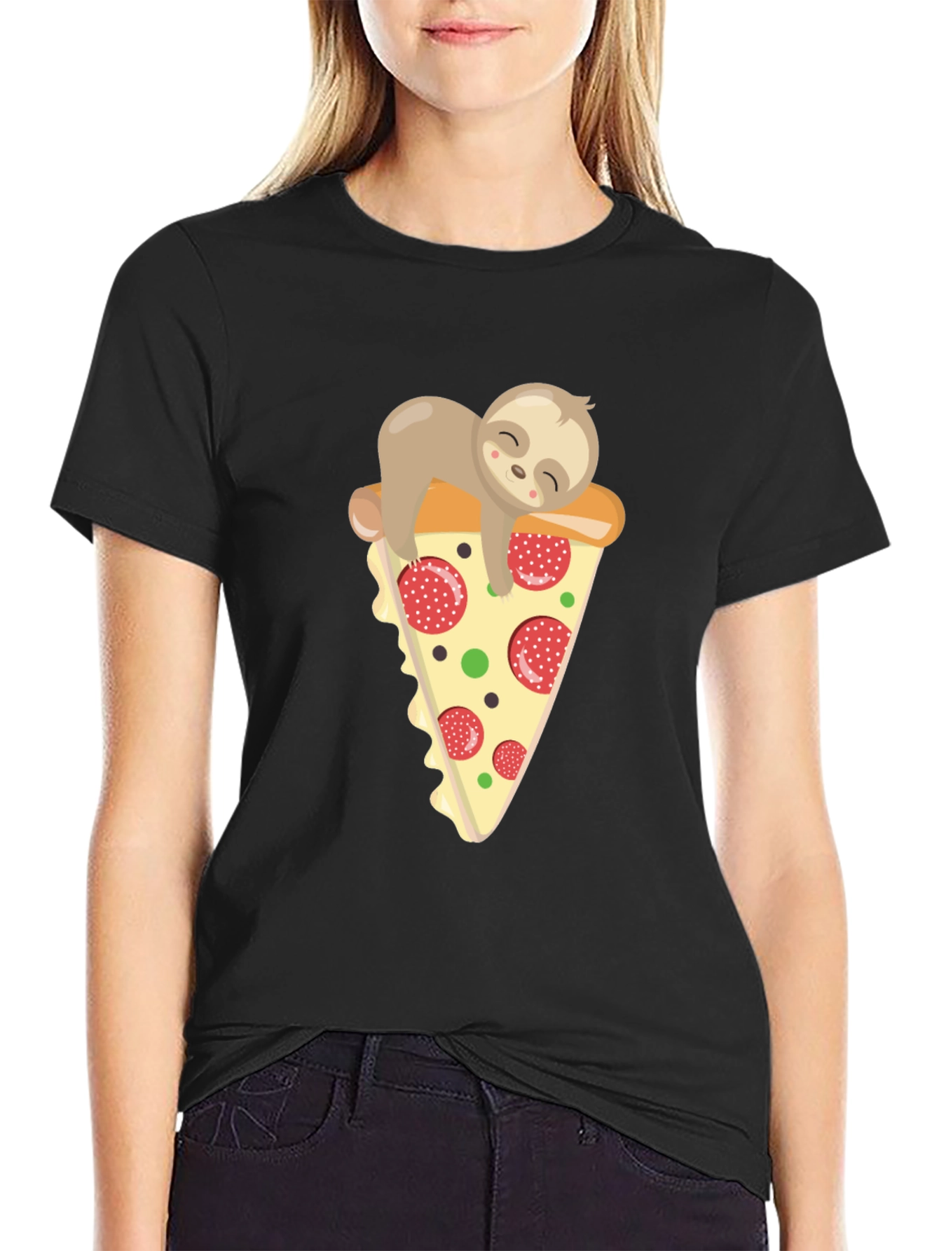 Sloth Pizza T-Shirt - Comfy & Fun!