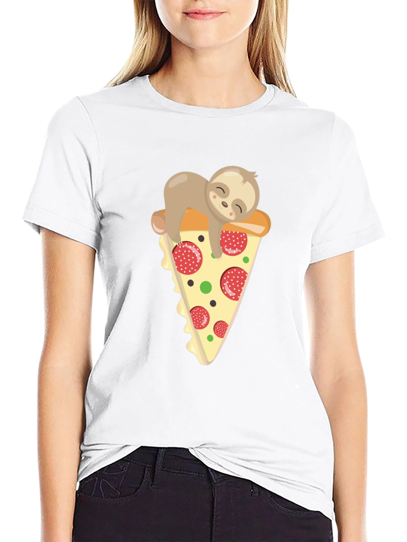 Sloth Pizza T-Shirt - Comfy & Fun!