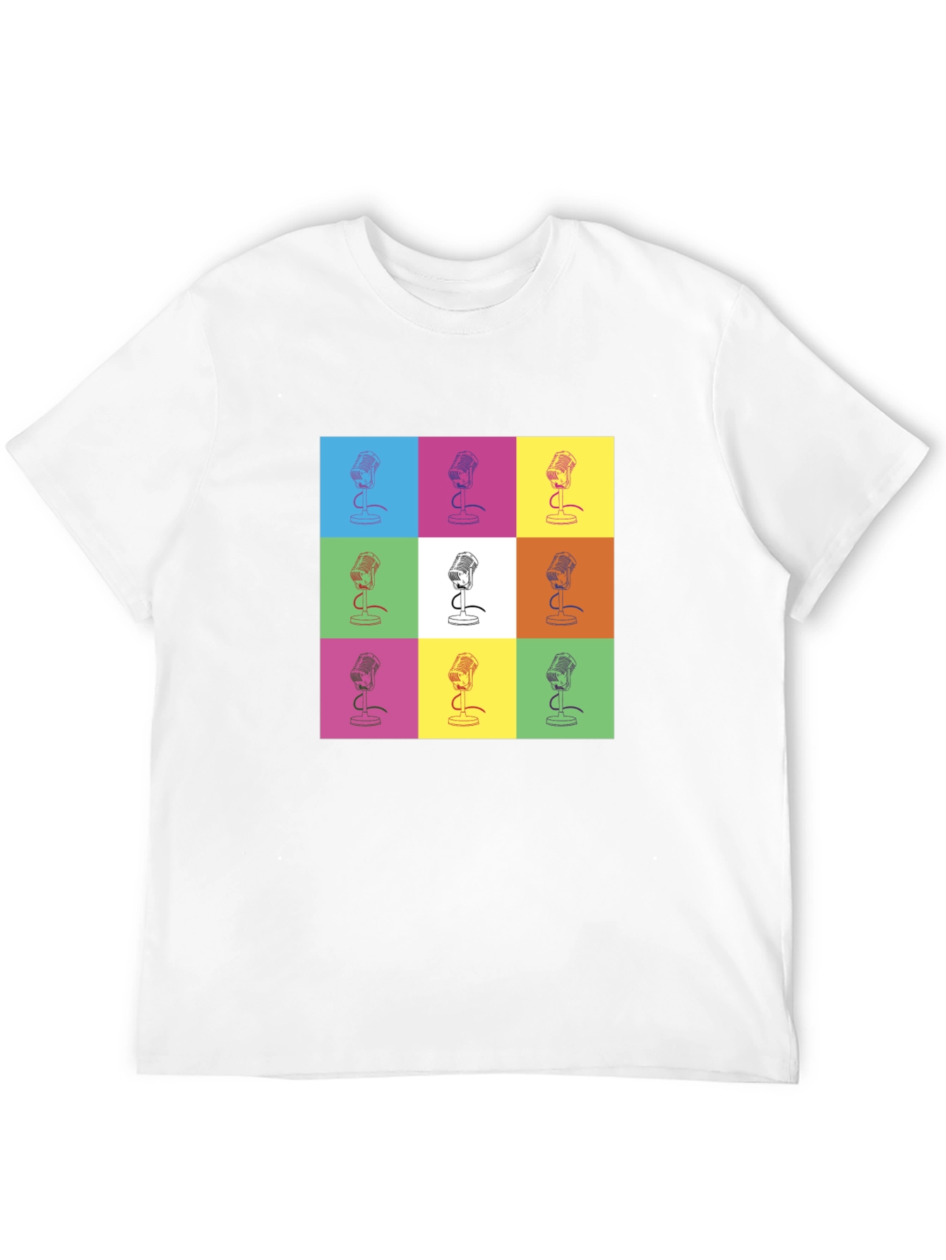 Retro Microphone Pop Art T-Shirt