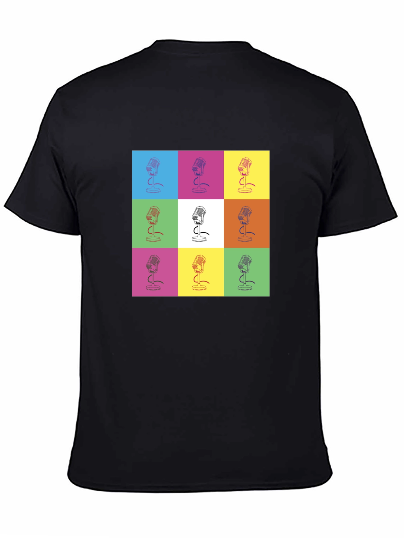 Retro Microphone Pop Art T-Shirt