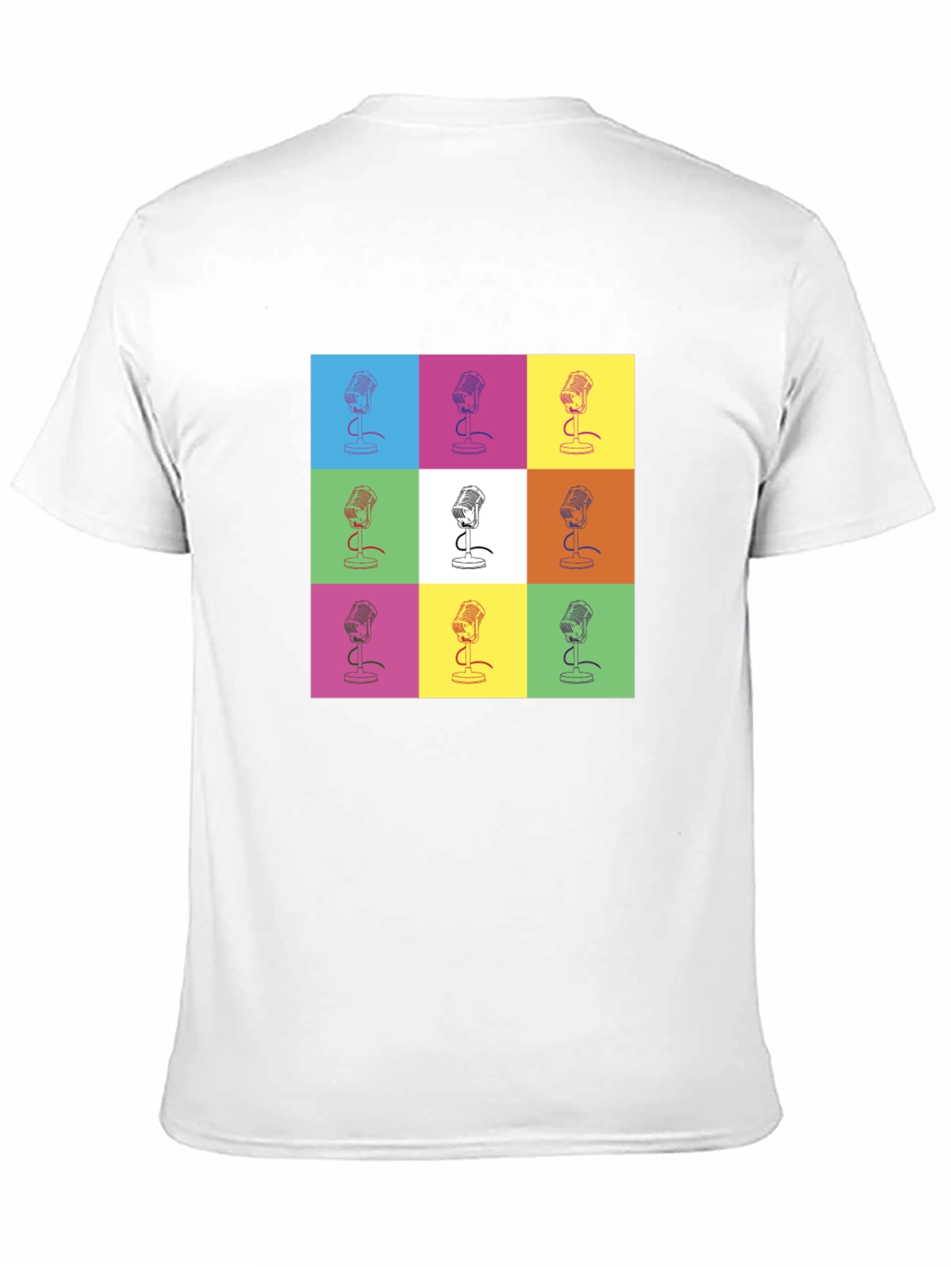 Retro Microphone Pop Art T-Shirt