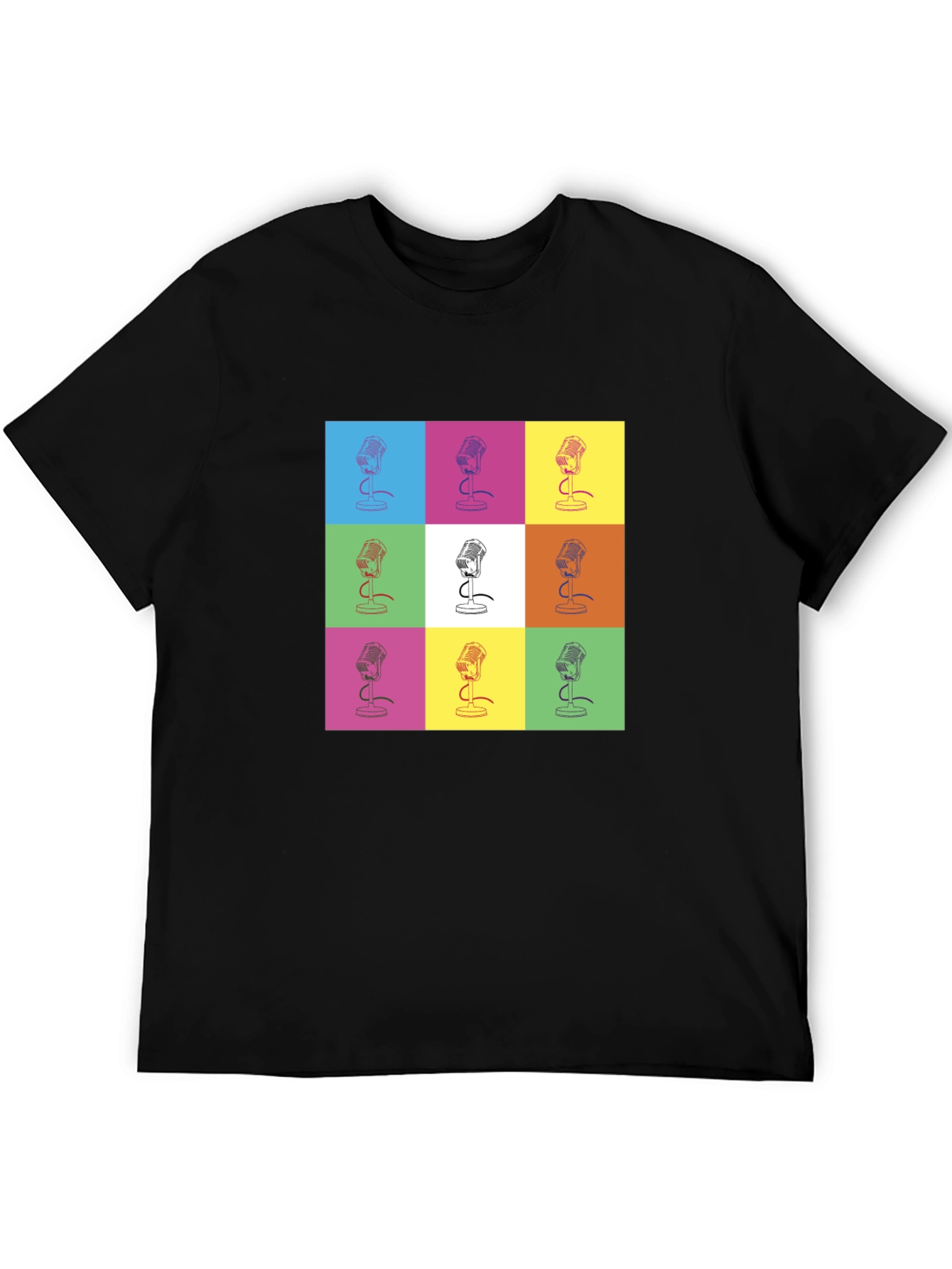 Retro Microphone Pop Art T-Shirt