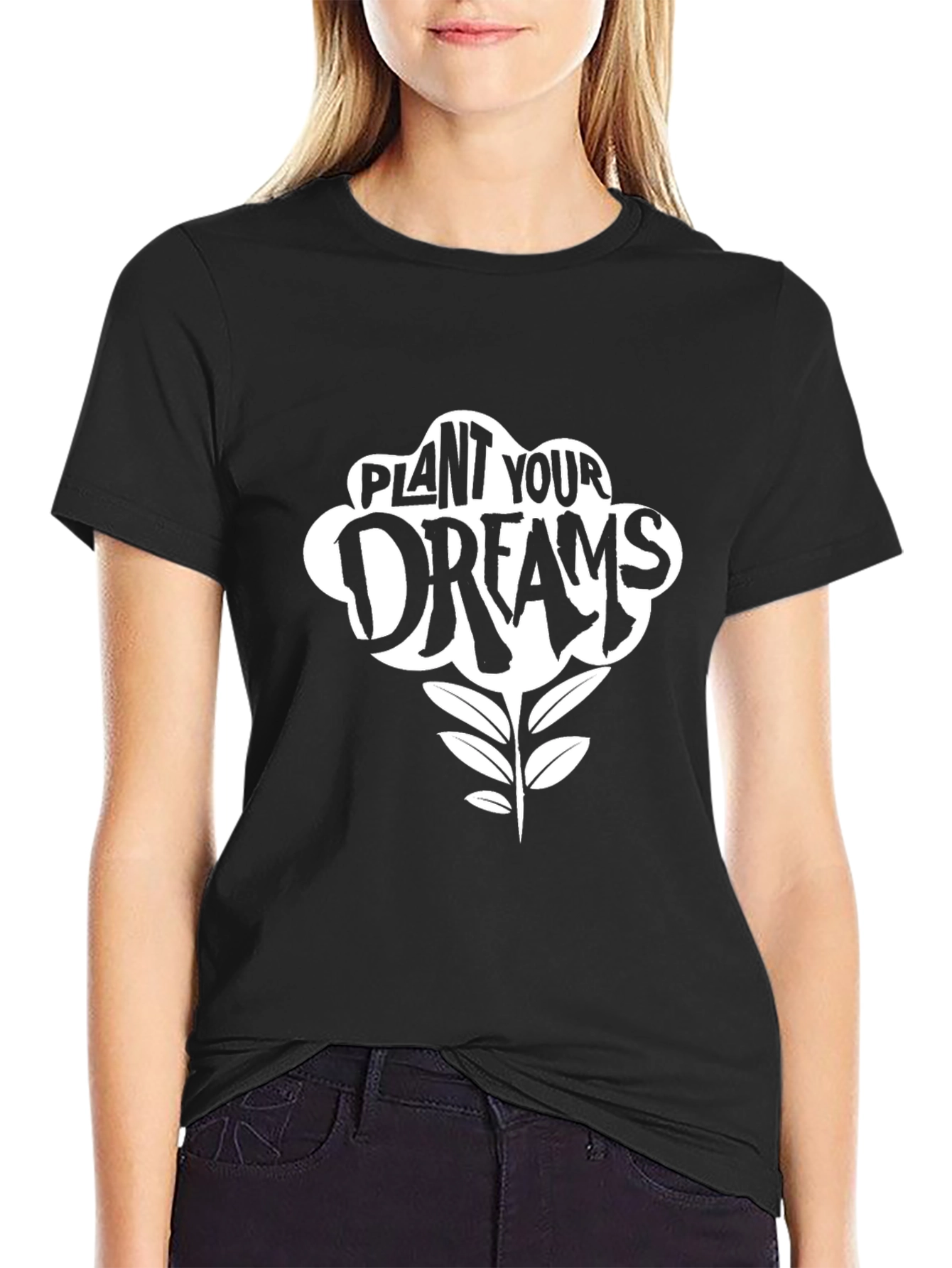 Plant Your Dreams Black T-Shirt