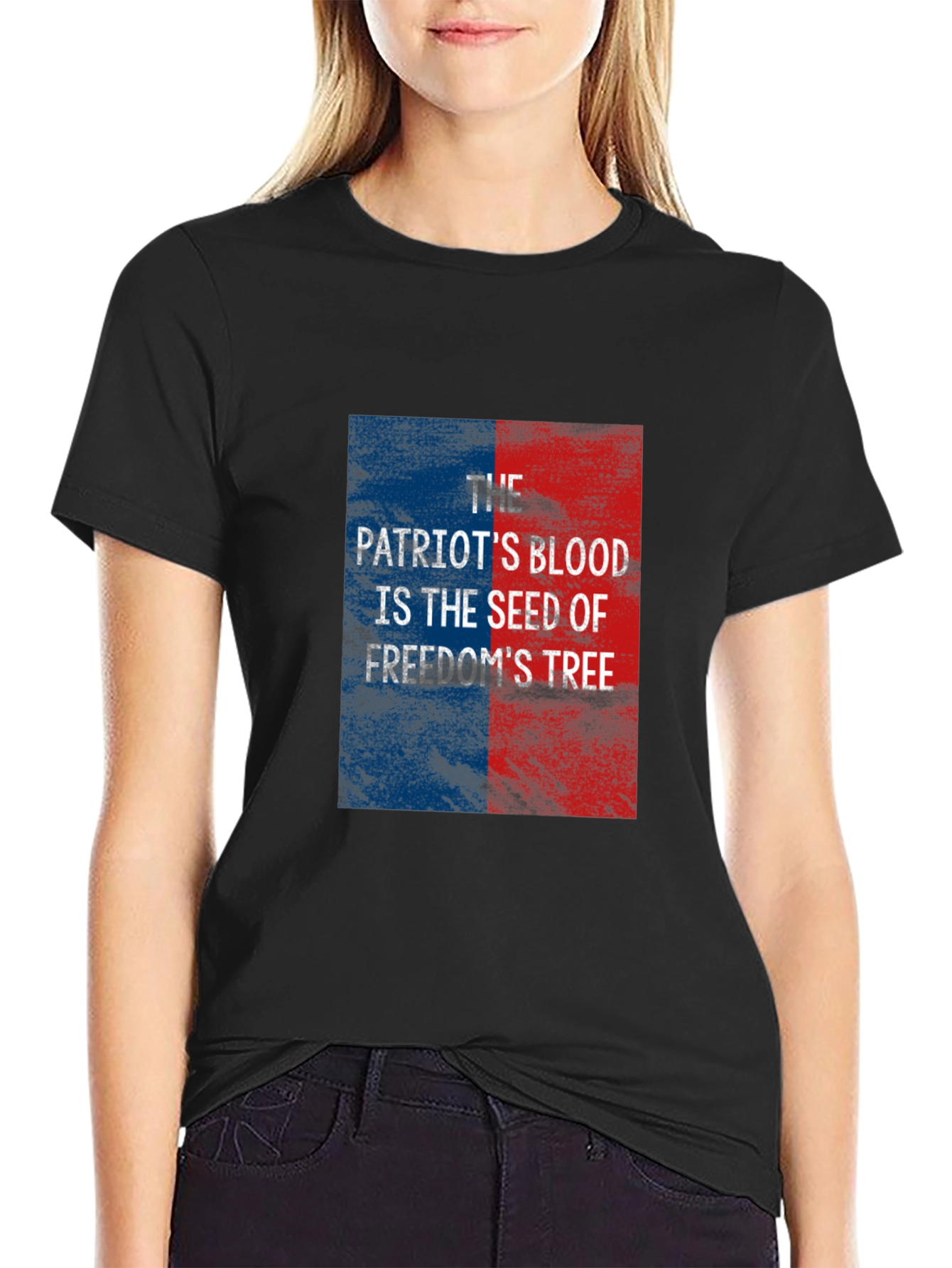 Patriotic Blood Freedom Tee
