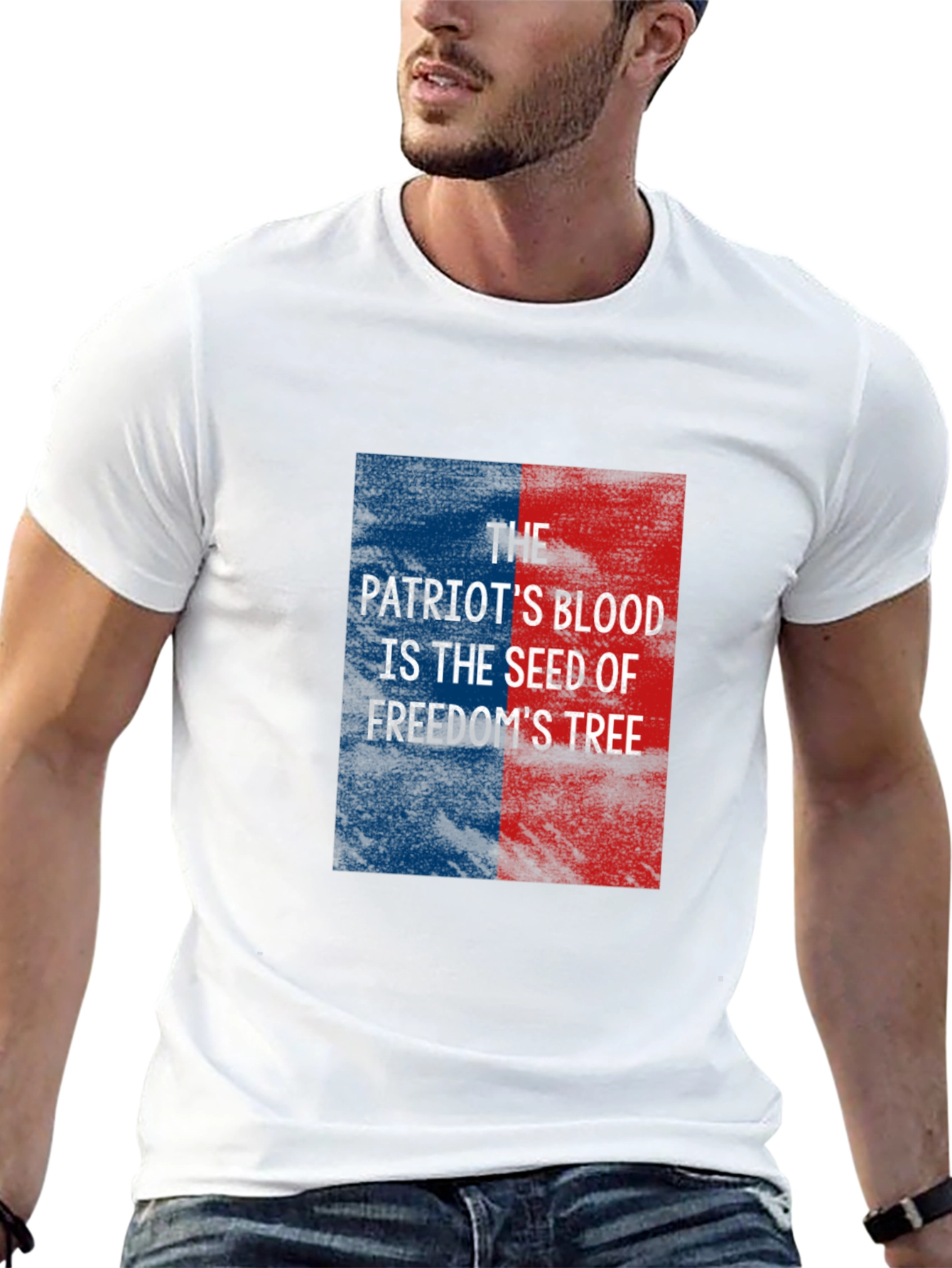 Patriotic Blood Freedom Tee