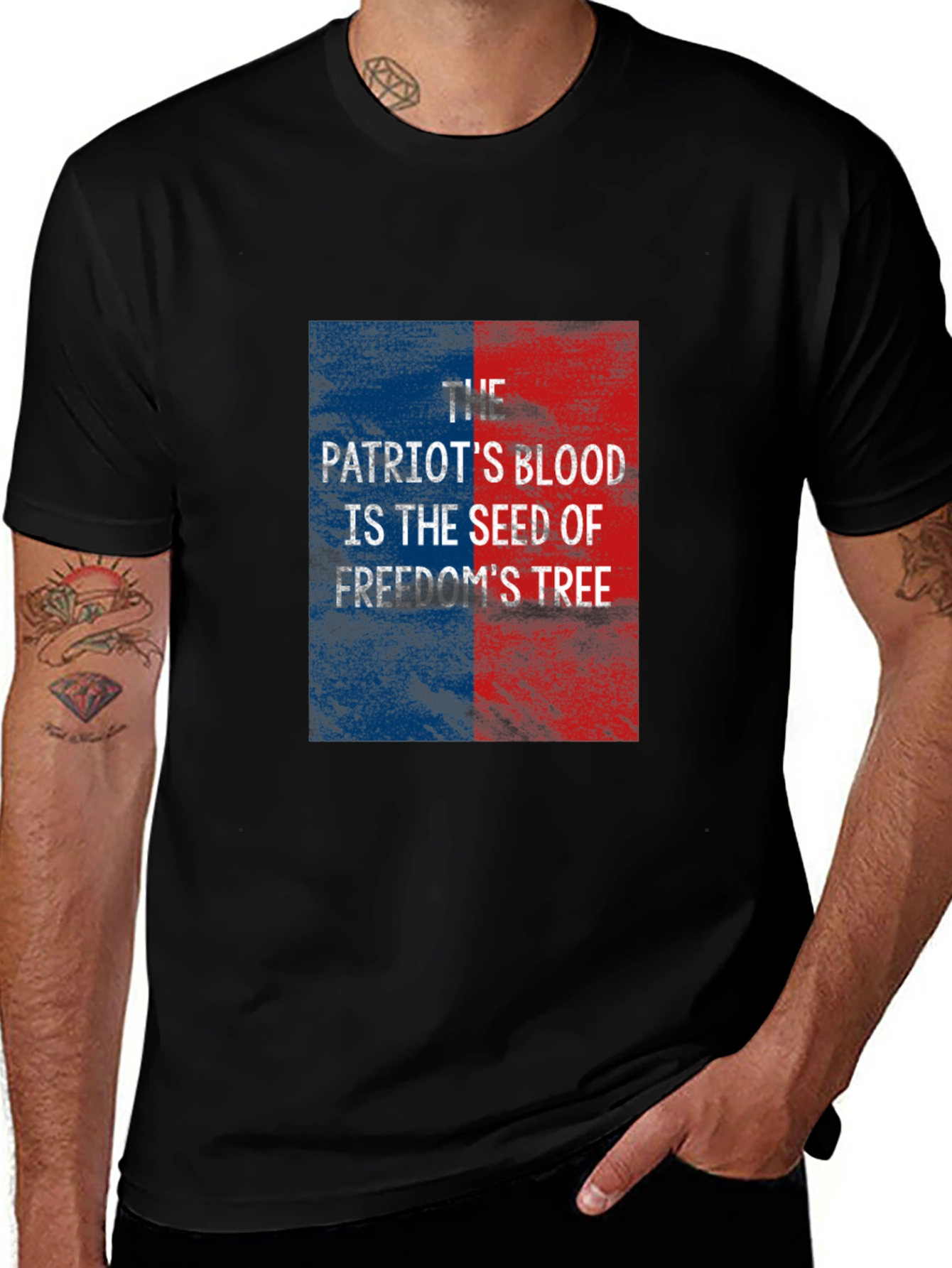 Patriotic Blood Freedom Tee