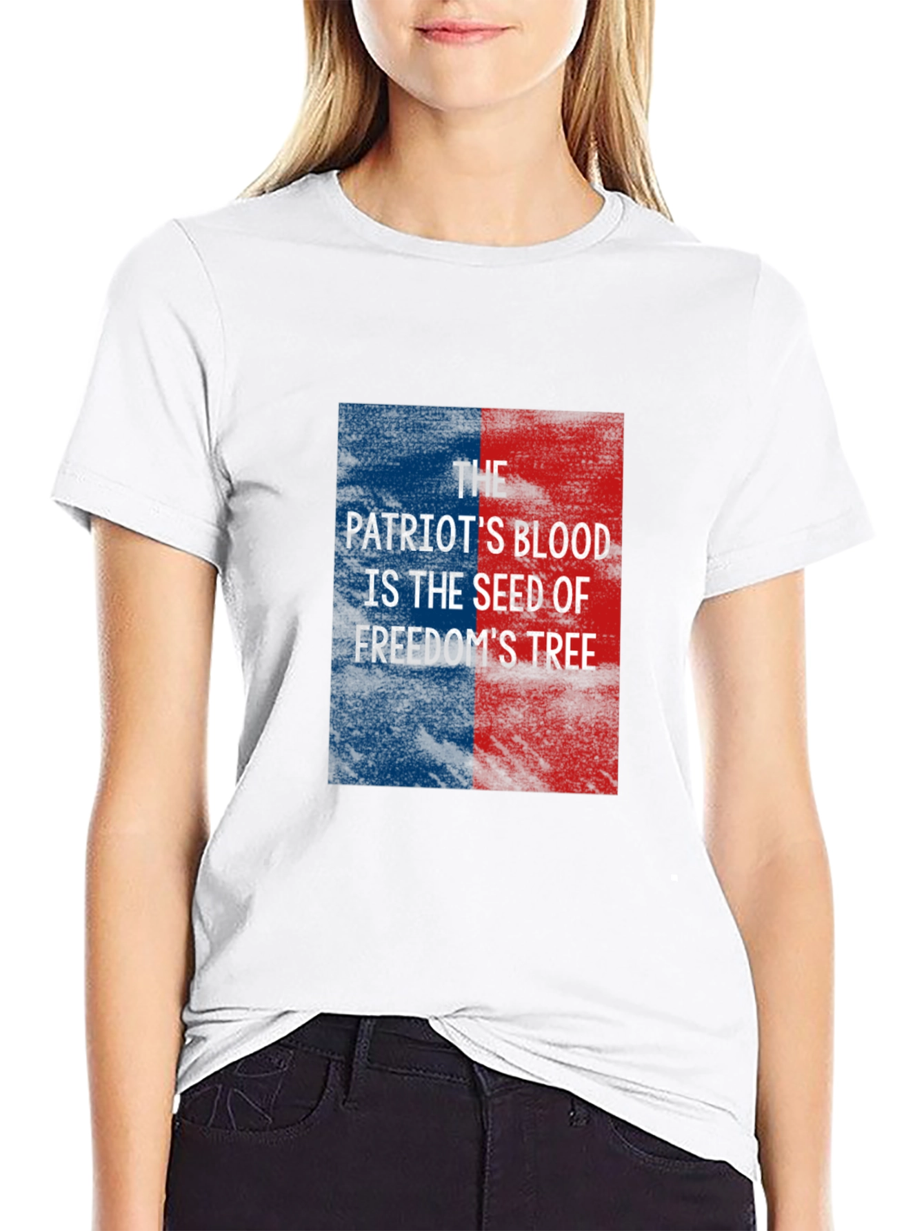 Patriotic Blood Freedom Tee