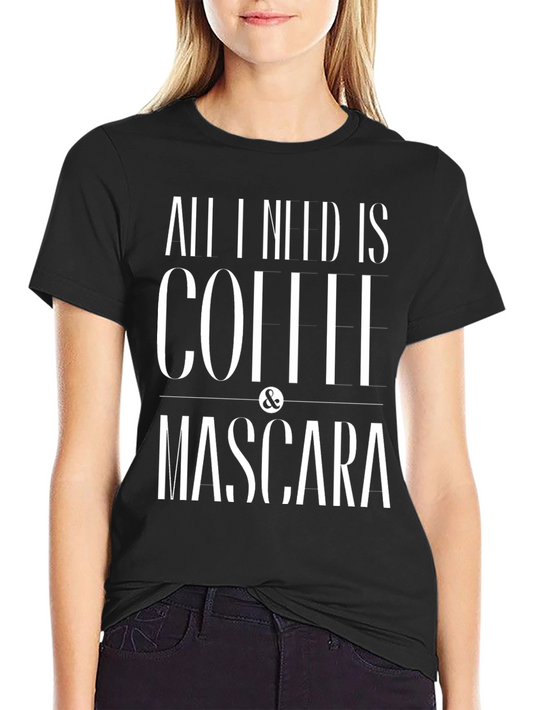 Coffee & Mascara Graphic T-Shirt