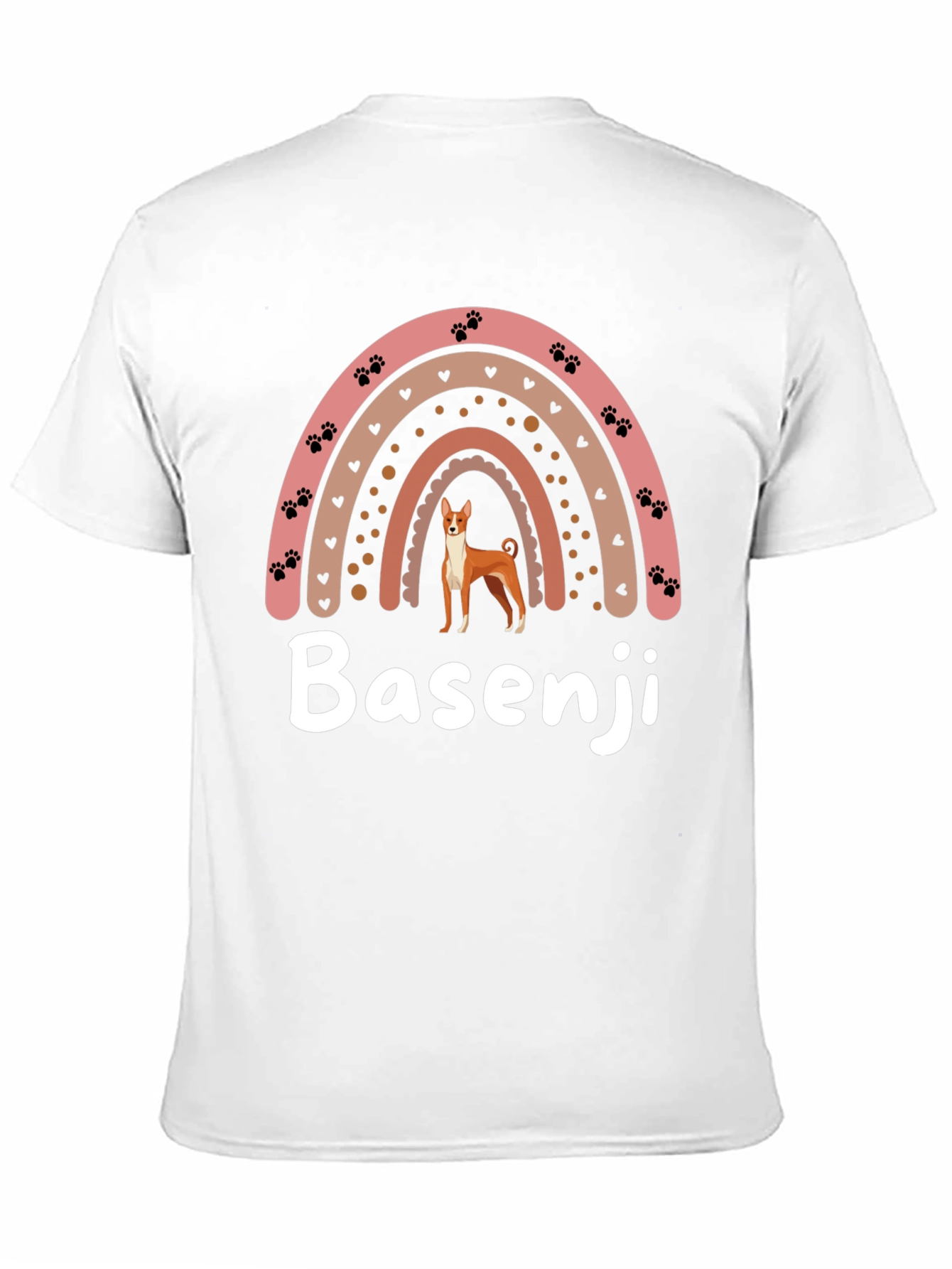 Basenji Dog Rainbow T-Shirt
