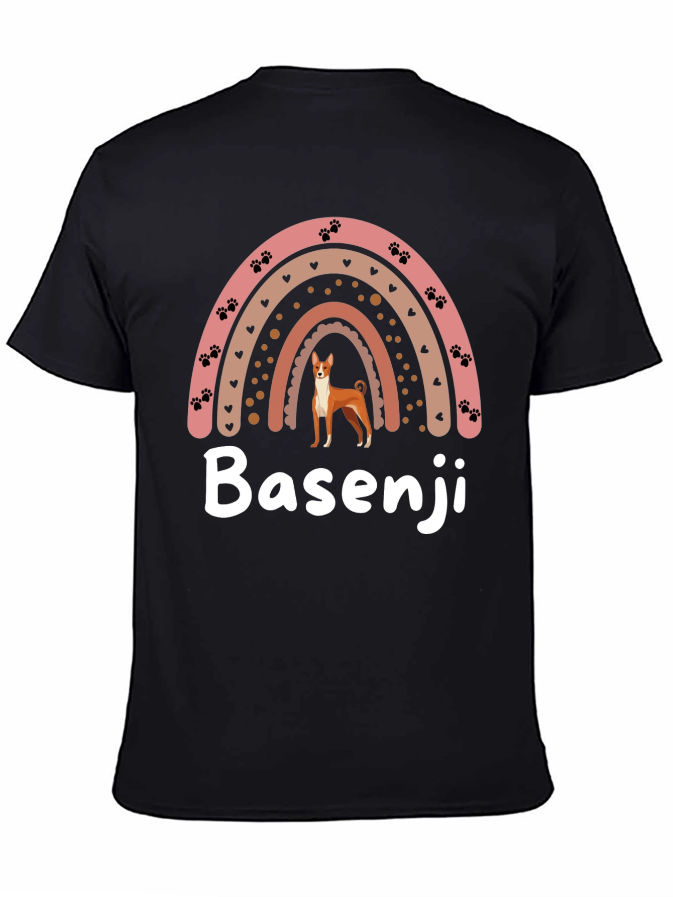 Basenji Dog Rainbow T-Shirt