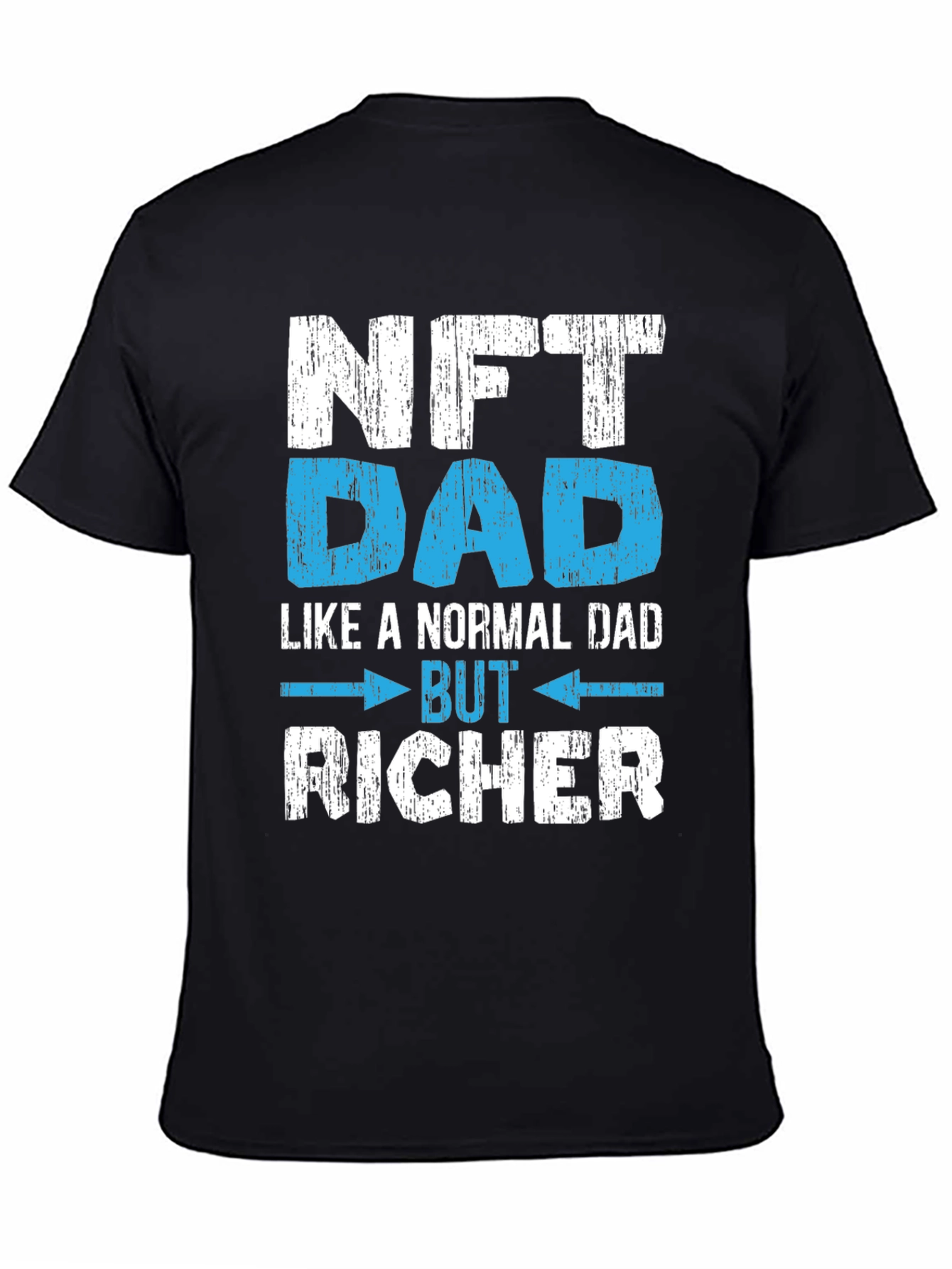 NFT Dad T-Shirt - Crypto Richer Funny Tee