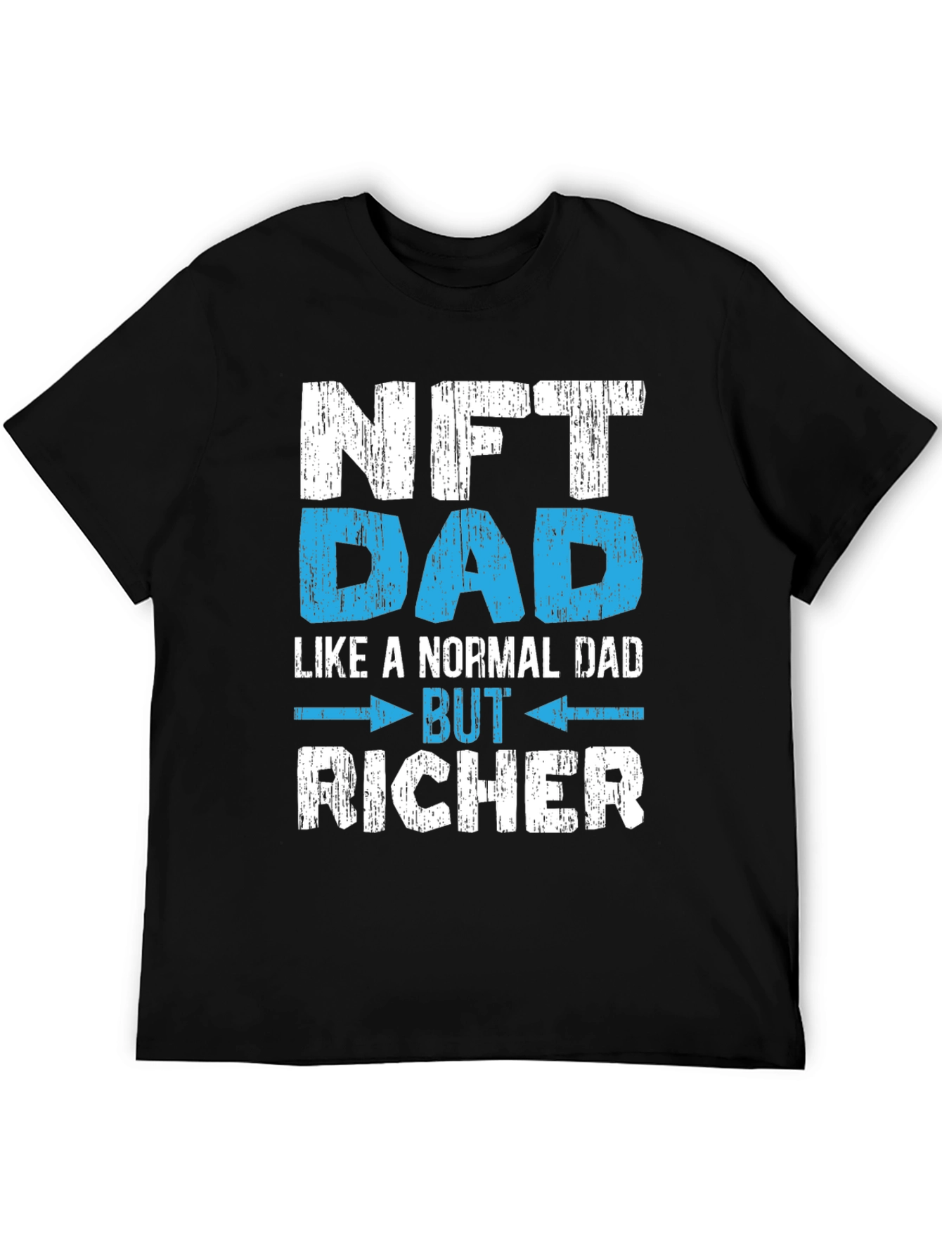 NFT Dad T-Shirt - Crypto Richer Funny Tee