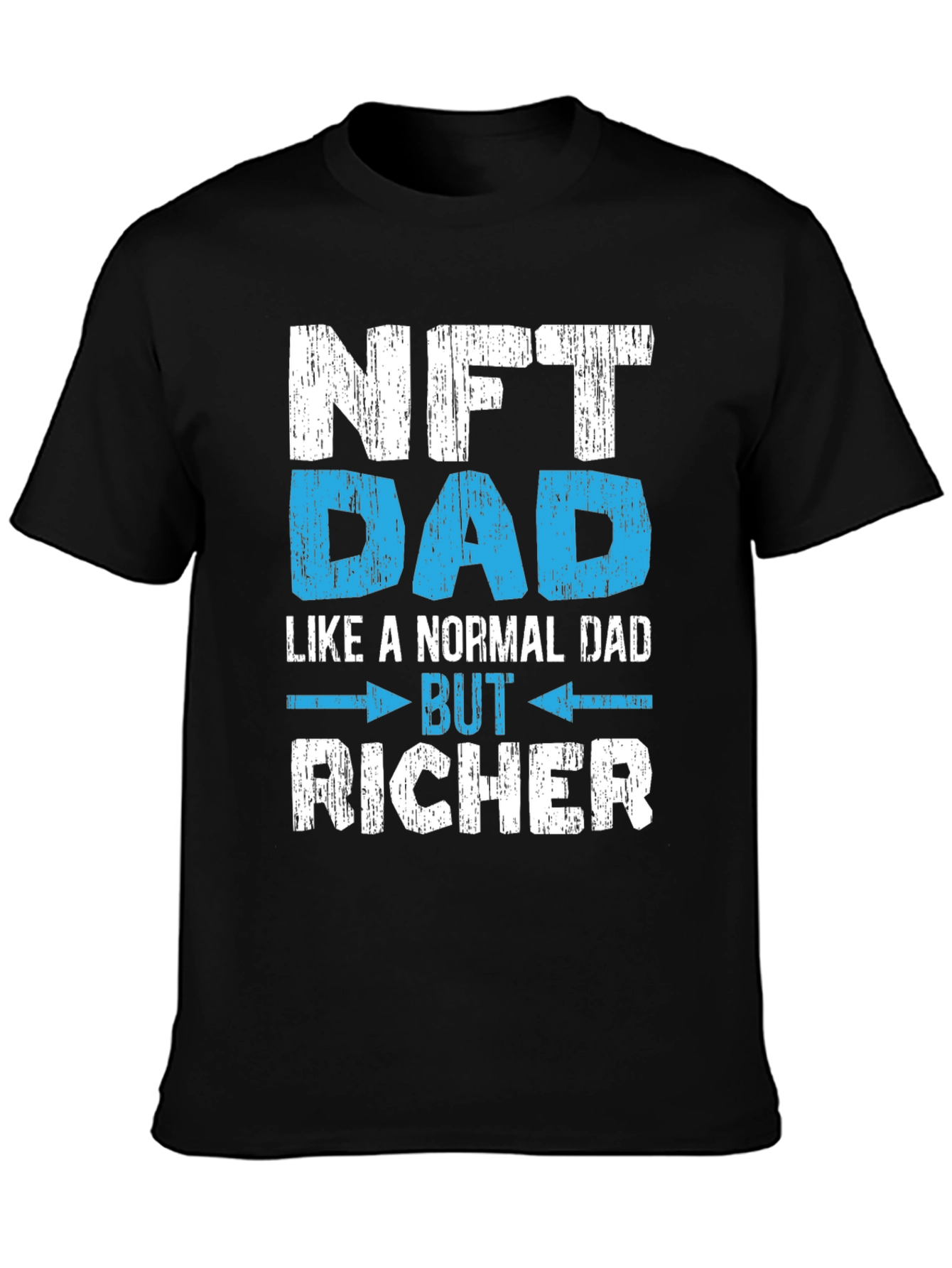 NFT Dad T-Shirt - Crypto Richer Funny Tee