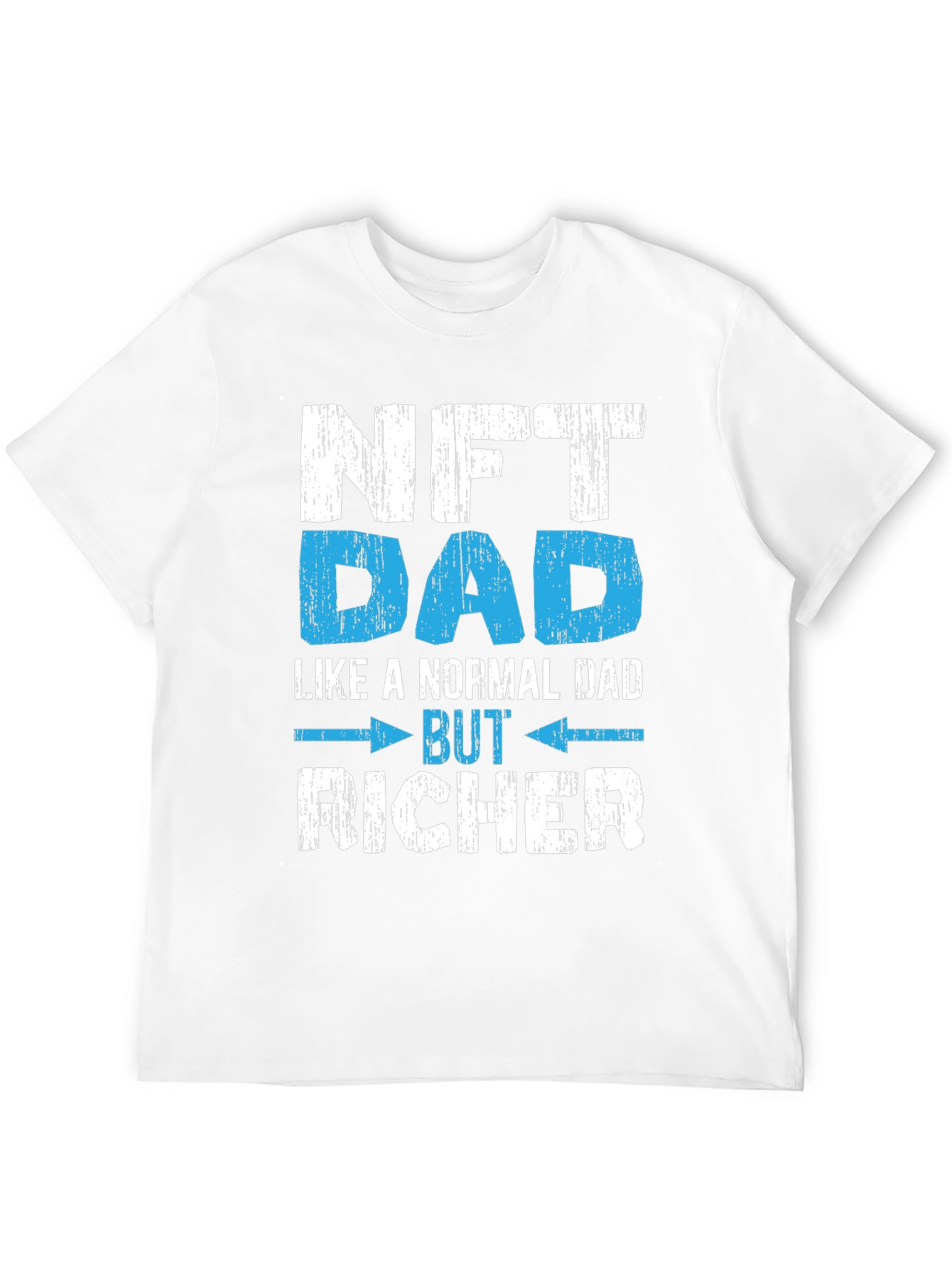 NFT Dad T-Shirt - Crypto Richer Funny Tee