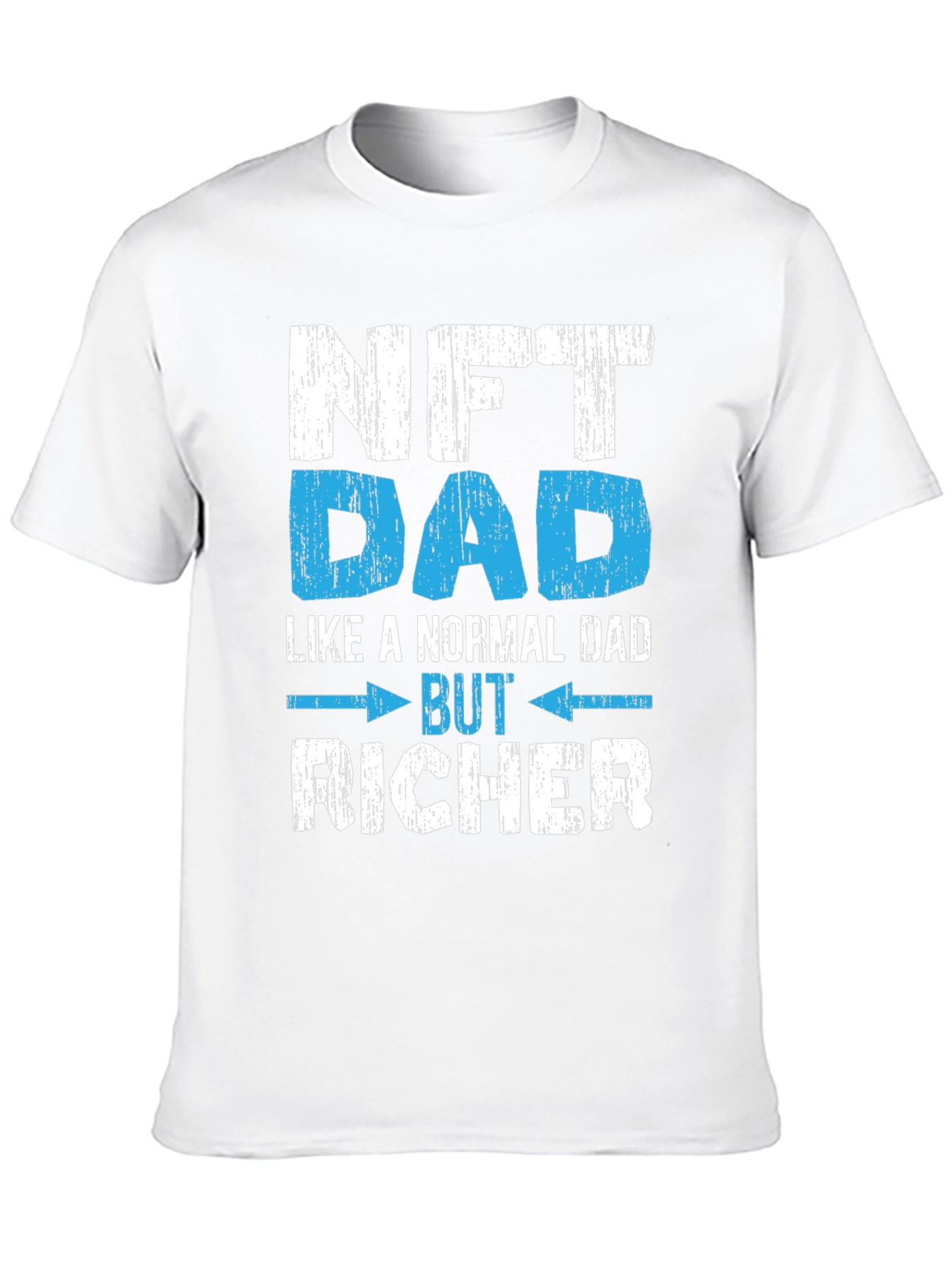 NFT Dad T-Shirt - Crypto Richer Funny Tee