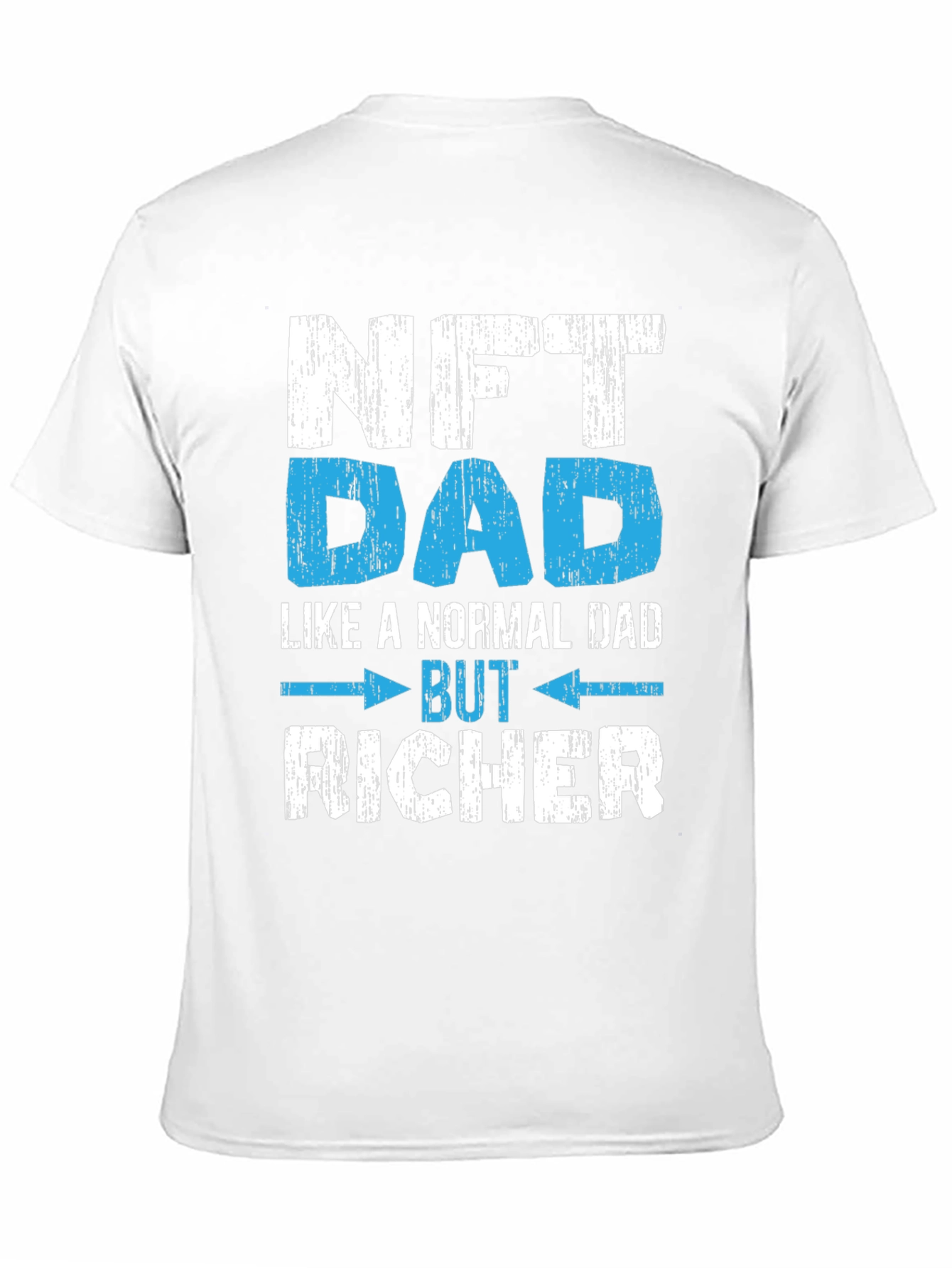 NFT Dad T-Shirt - Crypto Richer Funny Tee