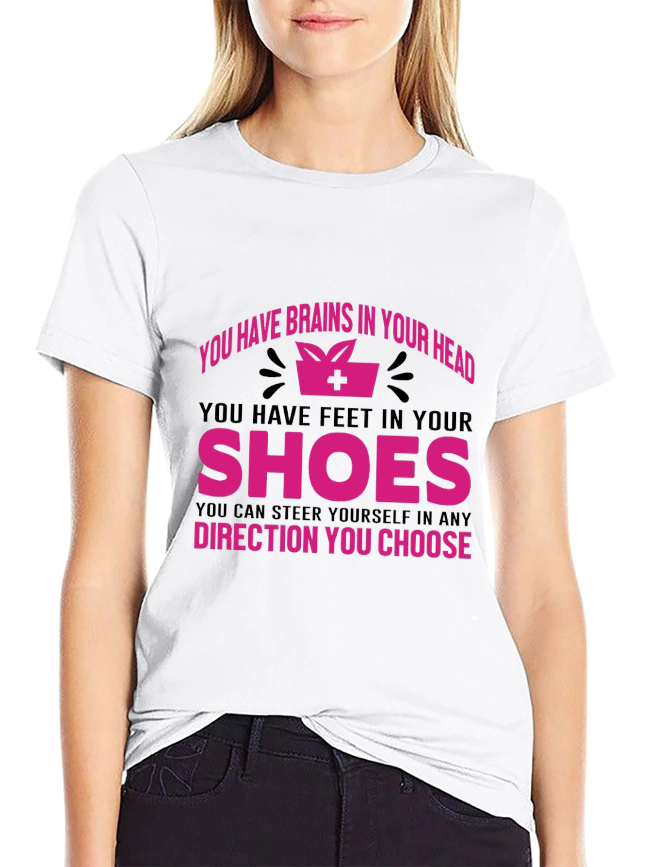 Brainy Nurse T-Shirt: Steer Your Own Direction!