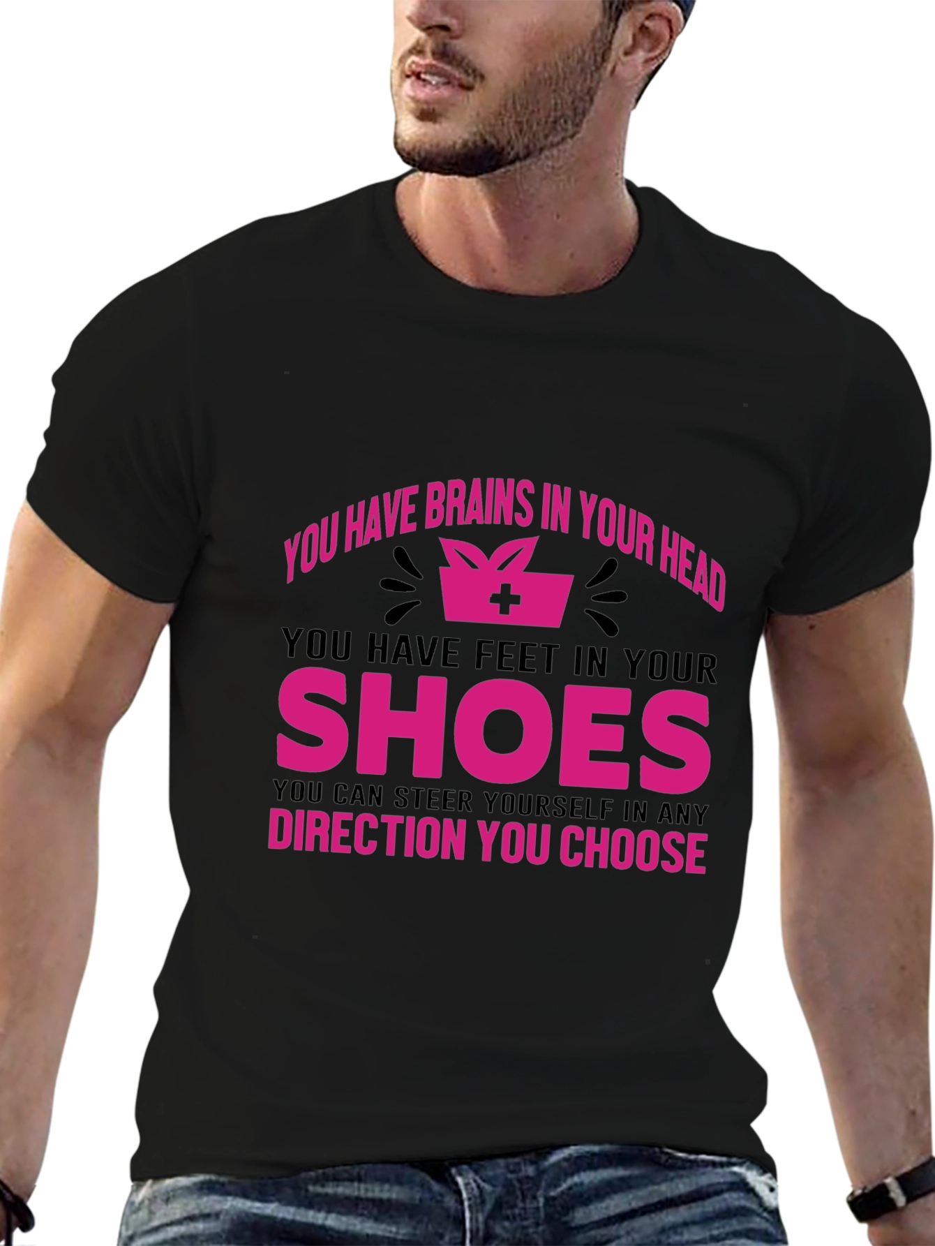 Brainy Nurse T-Shirt: Steer Your Own Direction!