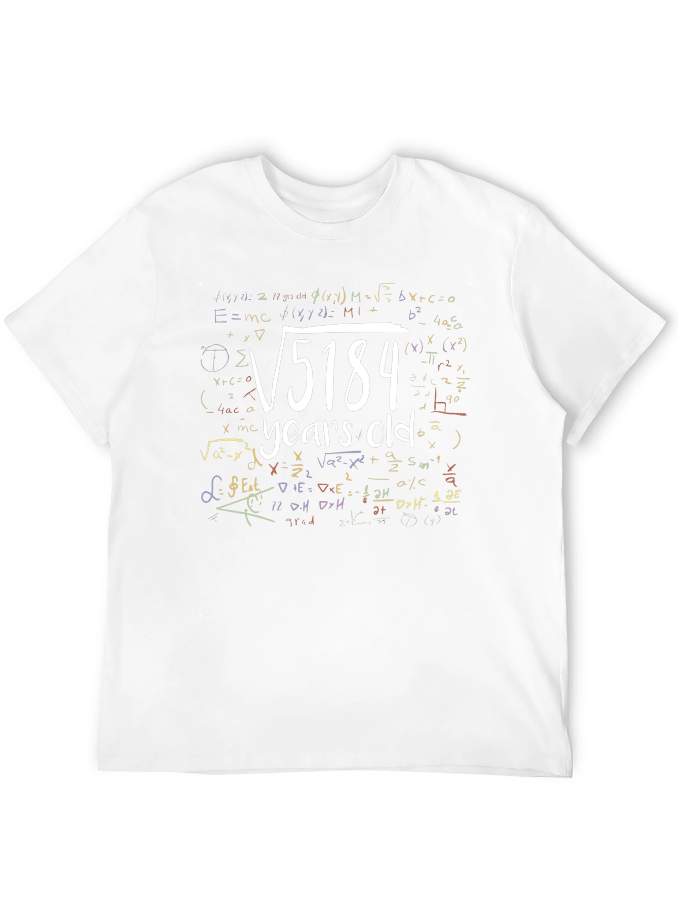 √5184 Years Old Math Formula T-Shirt