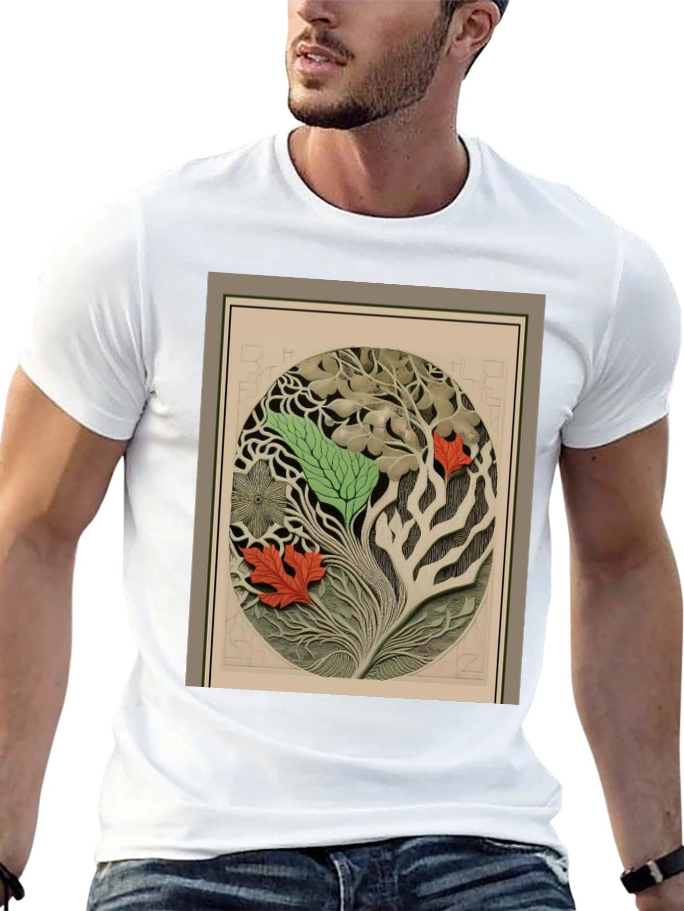 Nature Inspired Graphic Tee - Stylish Comfort