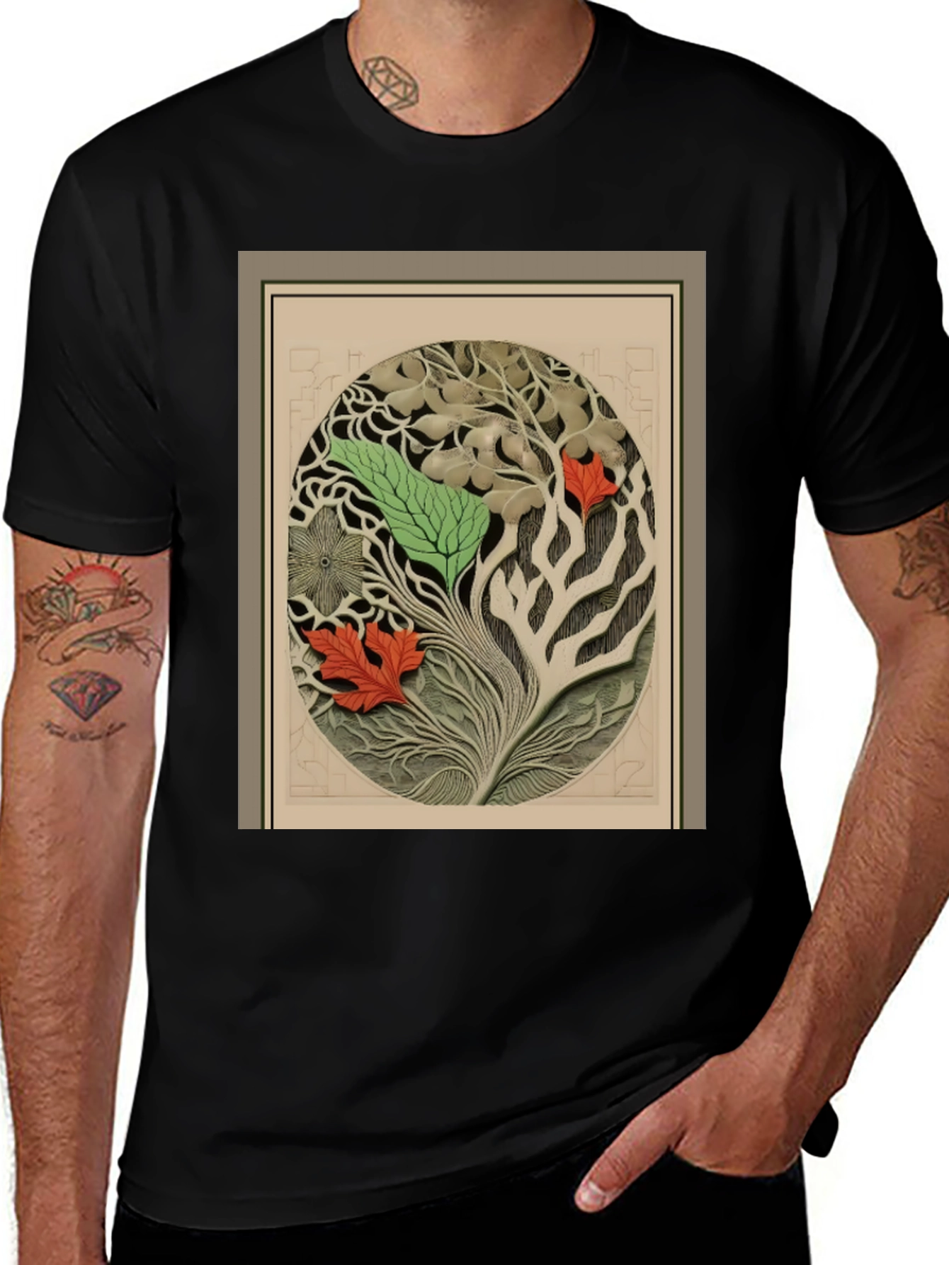Nature Inspired Graphic Tee - Stylish Comfort
