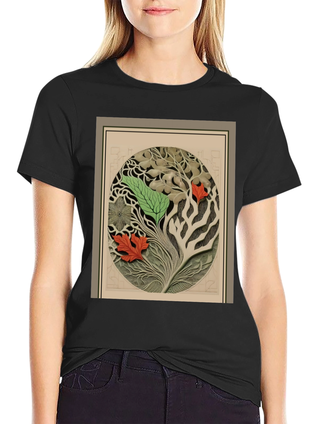 Nature Inspired Graphic Tee - Stylish Comfort